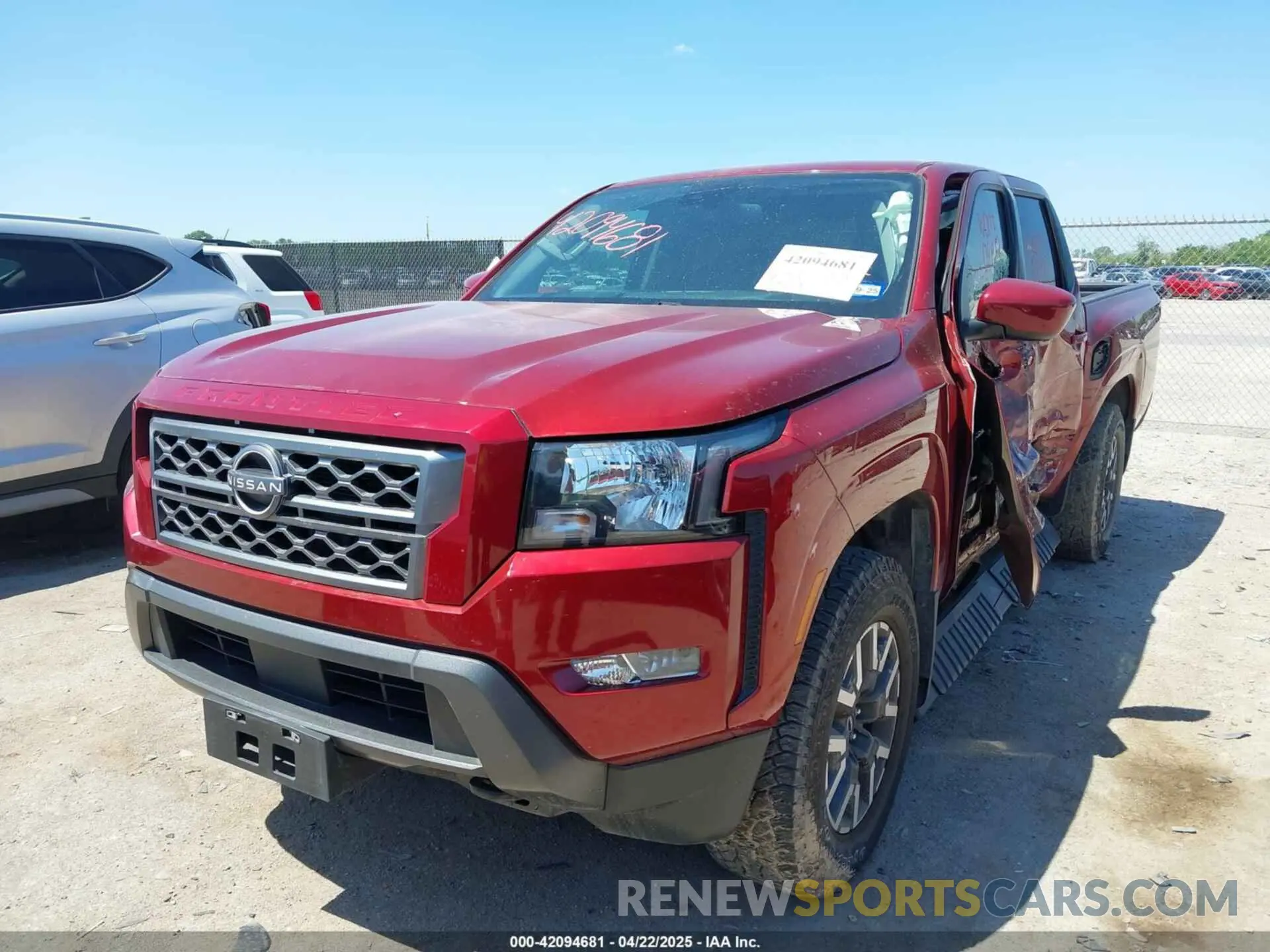 2 fotografías del automóvil dañado 1N6ED1EK9NN634845 NISSAN FRONTIER 2022