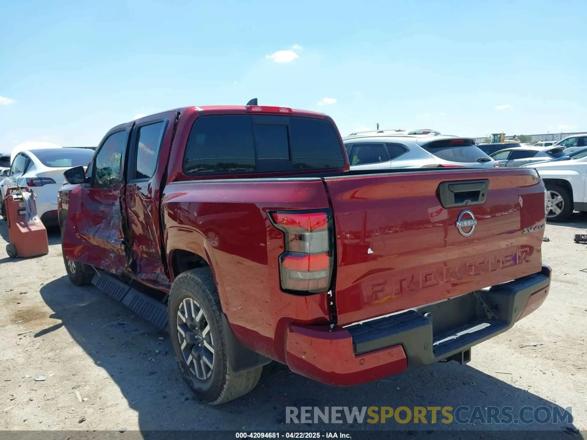 3 fotografías del automóvil dañado 1N6ED1EK9NN634845 NISSAN FRONTIER 2022