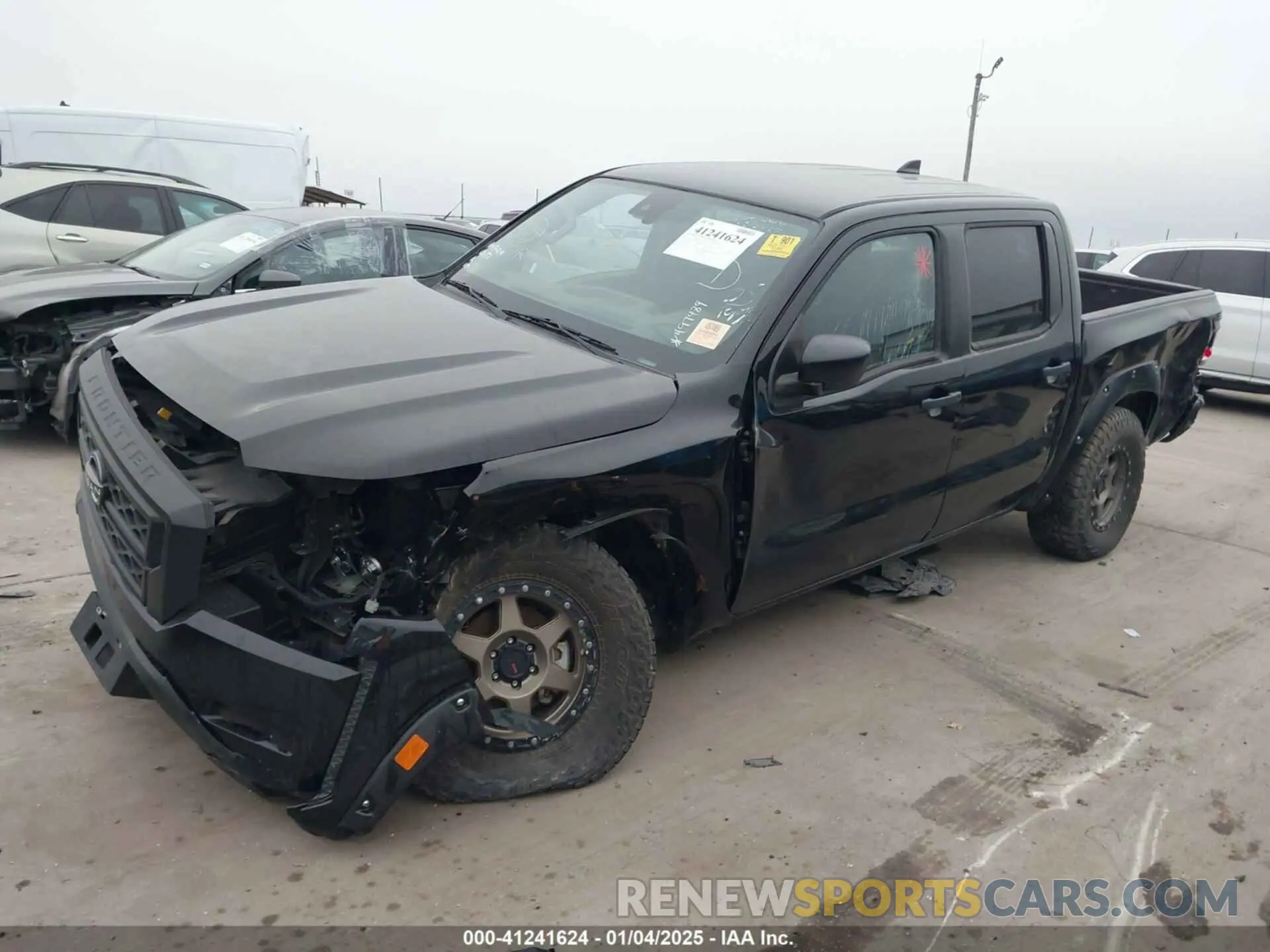 2 fotografías del automóvil dañado 1N6ED1EKXNN610697 NISSAN FRONTIER 2022
