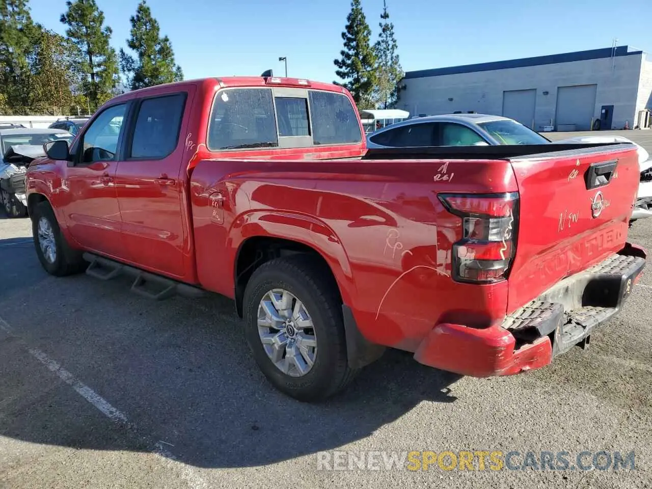 2 fotografías del automóvil dañado 1N6ED1FJ0NN604848 NISSAN FRONTIER 2022