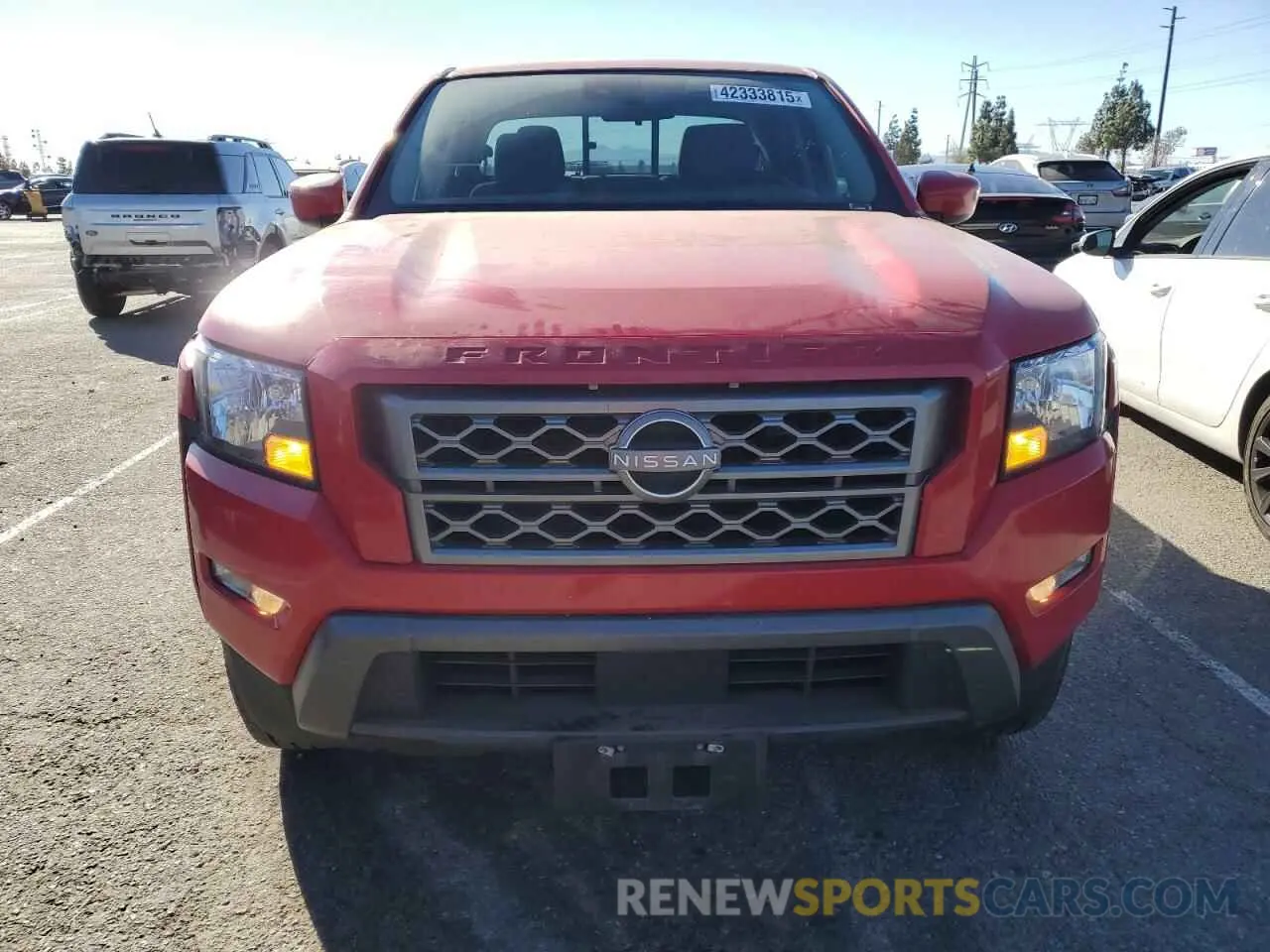 5 fotografías del automóvil dañado 1N6ED1FJ0NN604848 NISSAN FRONTIER 2022