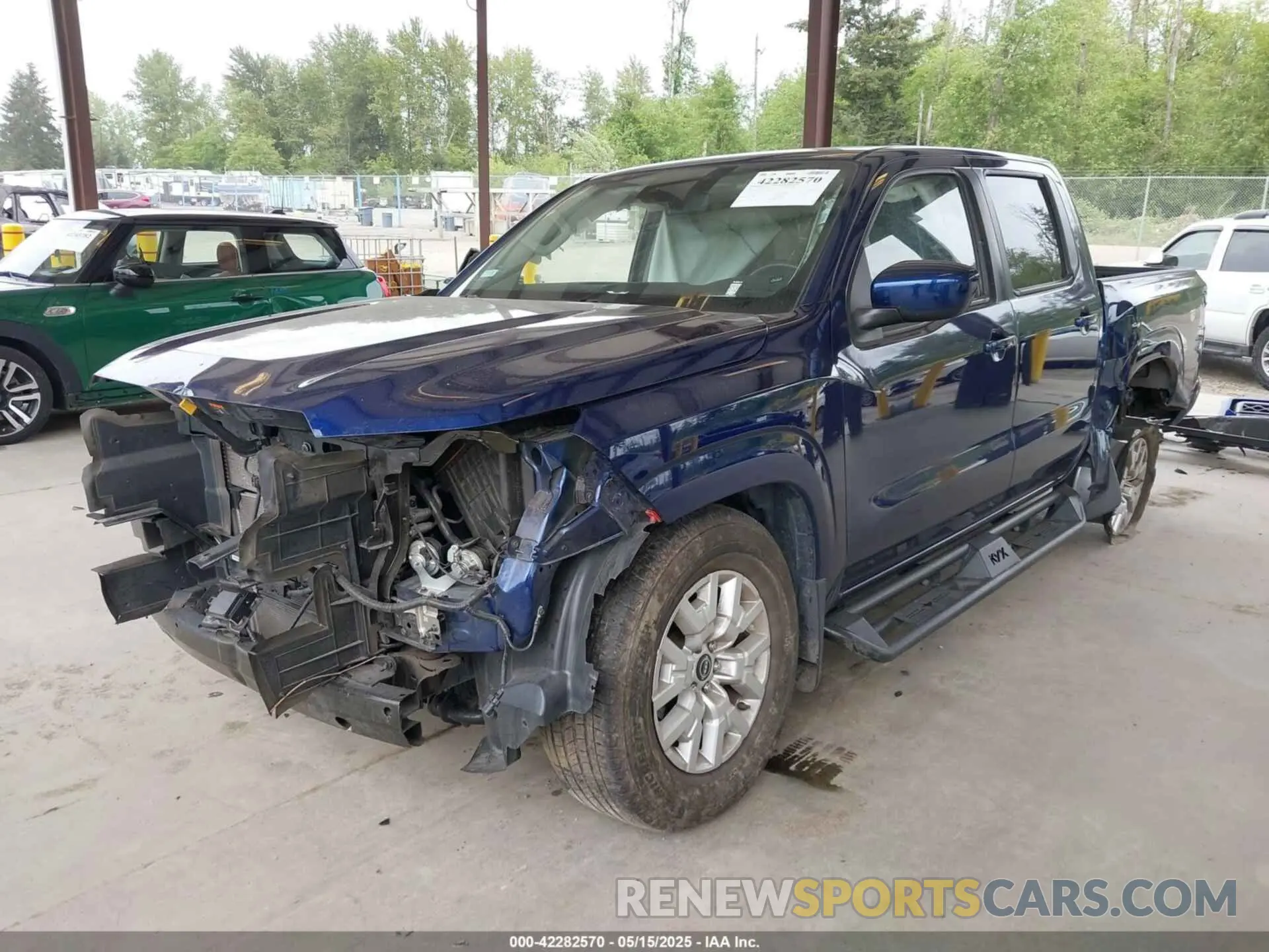 2 fotografías del automóvil dañado 1N6ED1EJ3PN631272 NISSAN FRONTIER 2023