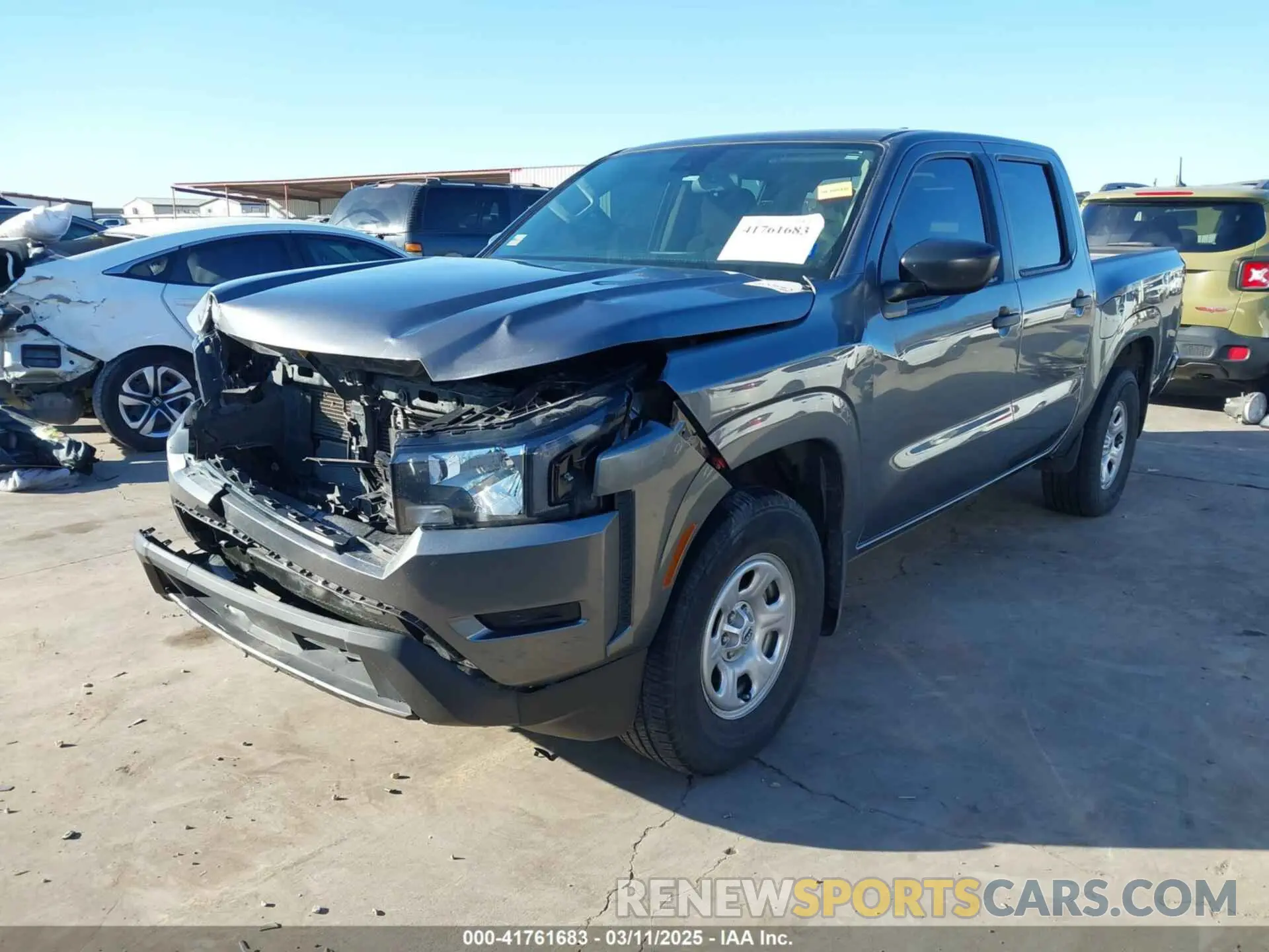 2 fotografías del automóvil dañado 1N6ED1EJ6PN622064 NISSAN FRONTIER 2023