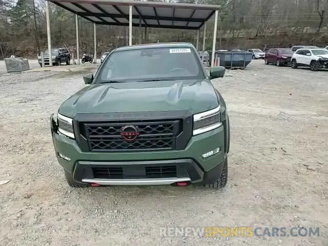 11 fotografías del automóvil dañado 1N6ED1EJ7PN612854 NISSAN FRONTIER 2023