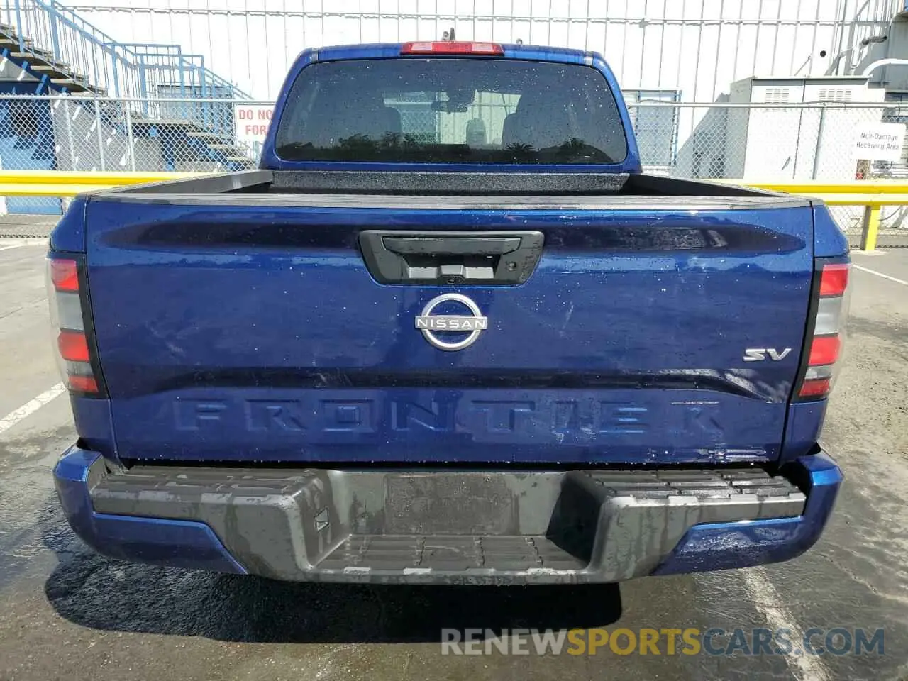 6 fotografías del automóvil dañado 1N6ED1EJ8PN654918 NISSAN FRONTIER 2023