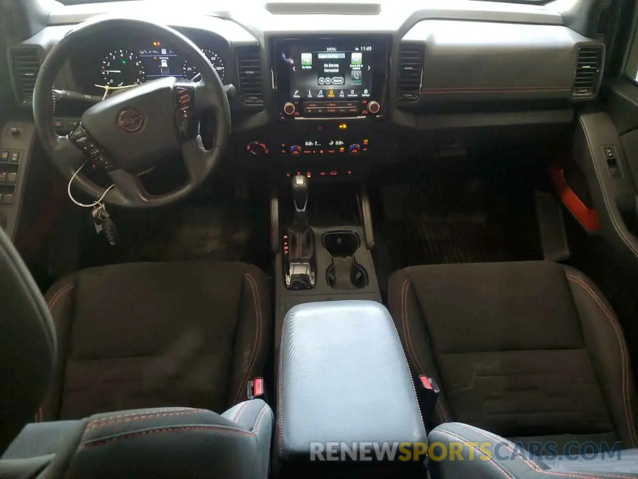 8 fotografías del automóvil dañado 1N6ED1EK6PN624132 NISSAN FRONTIER 2023