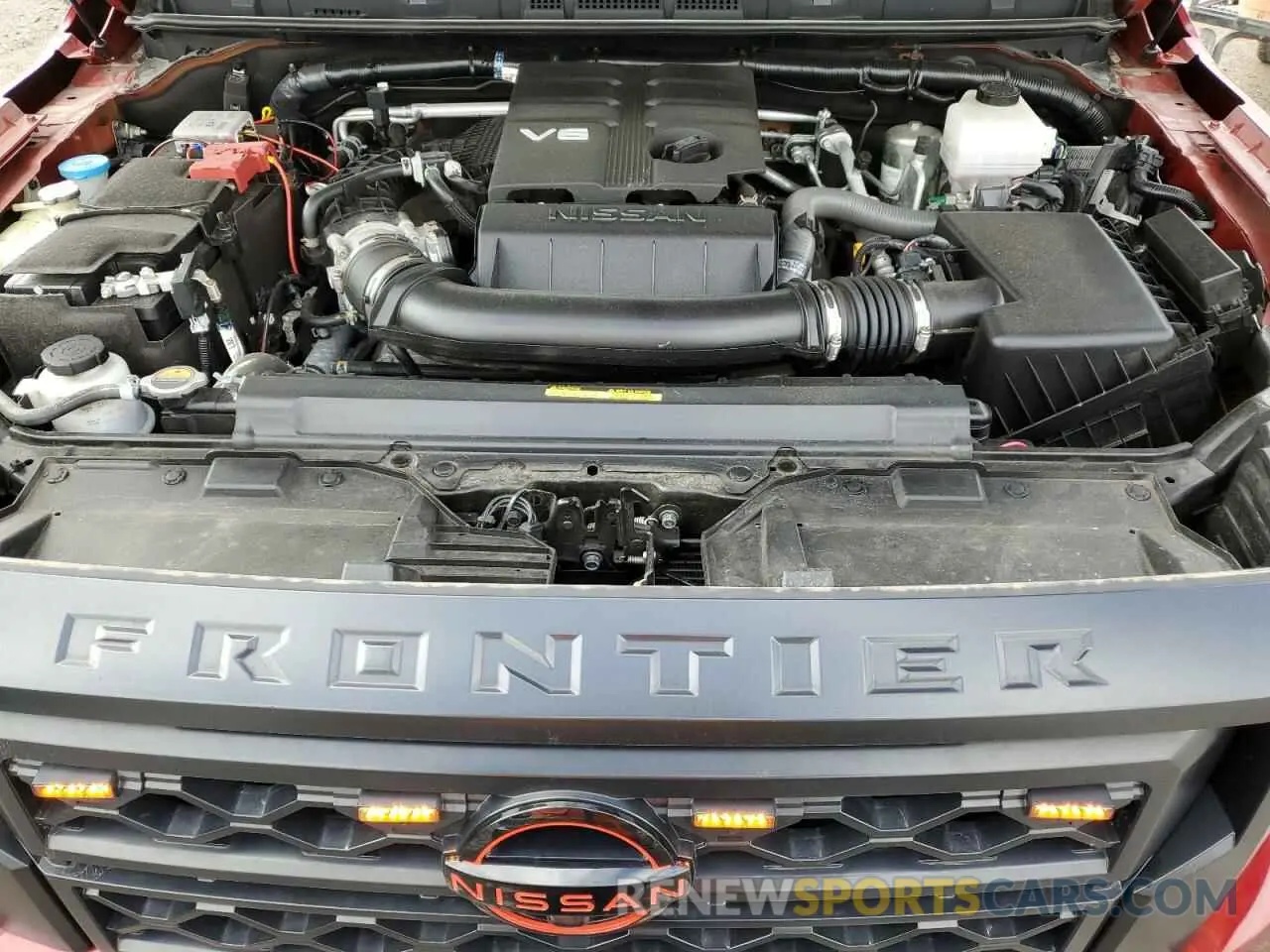 11 fotografías del automóvil dañado 1N6ED1EK7PN640078 NISSAN FRONTIER 2023