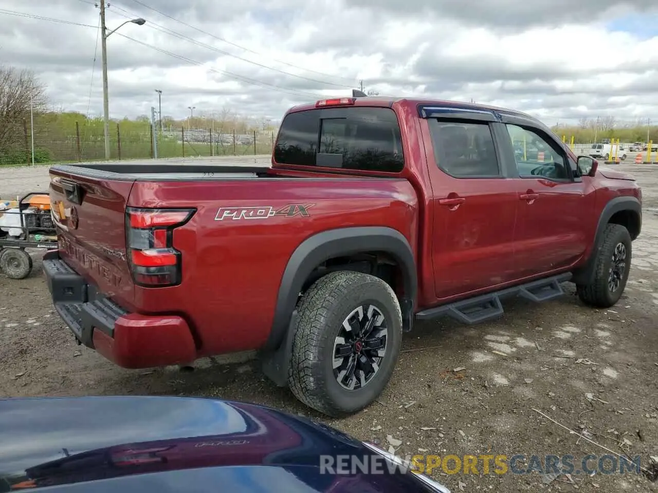 3 fotografías del automóvil dañado 1N6ED1EK7PN640078 NISSAN FRONTIER 2023
