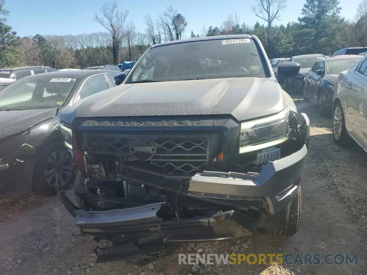 5 fotografías del automóvil dañado 1N6ED1EK7PN672948 NISSAN FRONTIER 2023