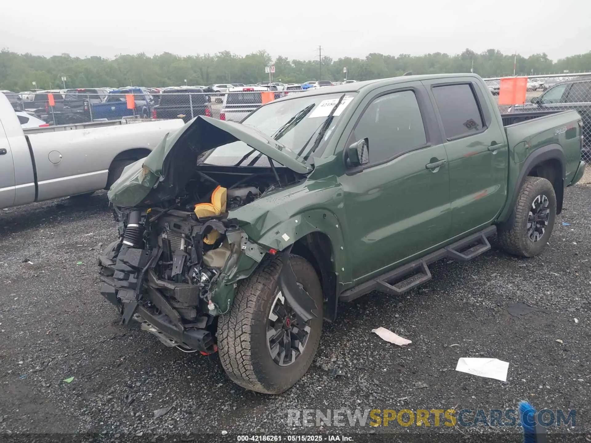2 fotografías del automóvil dañado 1N6ED1EK9PN620138 NISSAN FRONTIER 2023