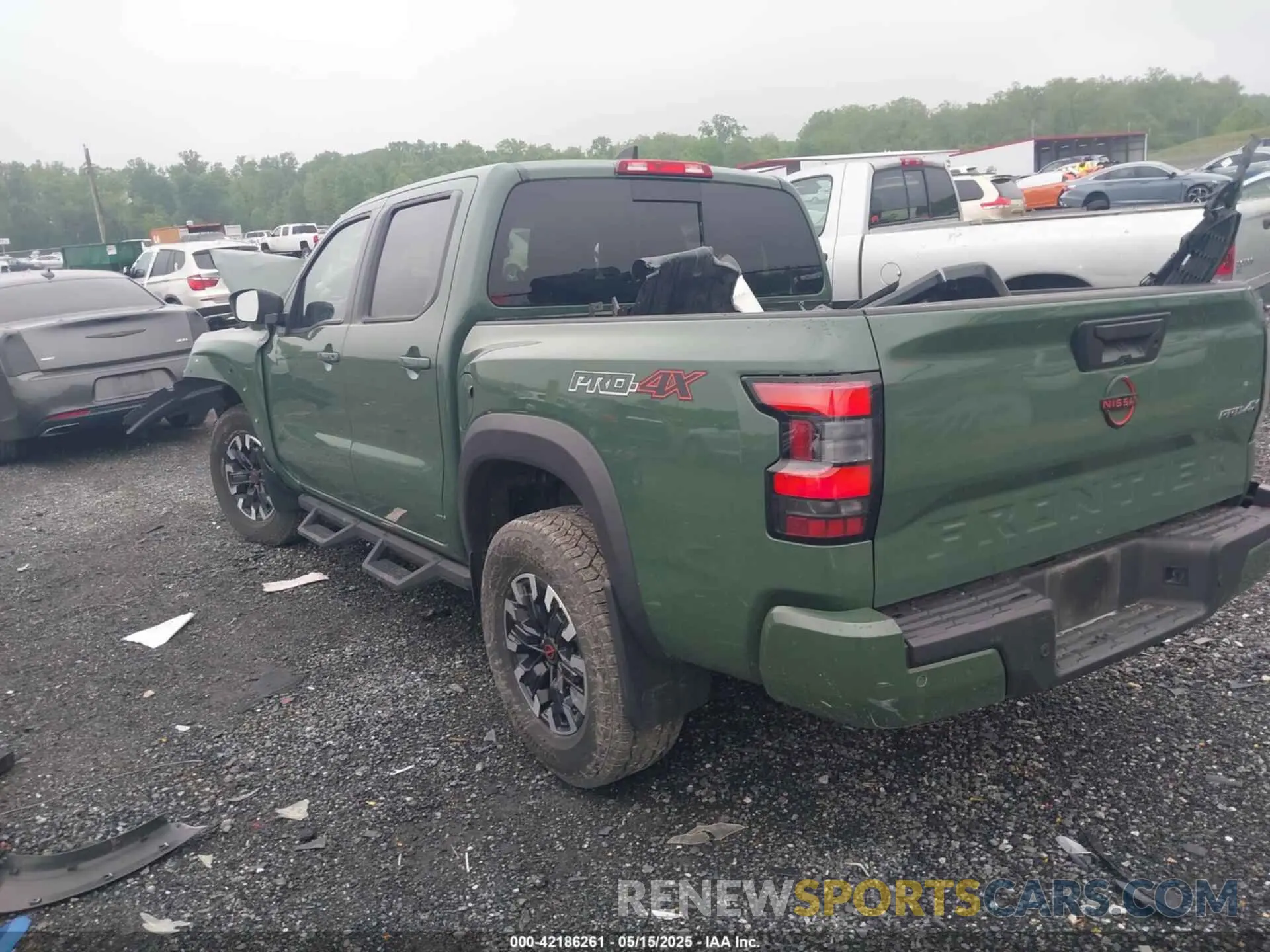 3 fotografías del automóvil dañado 1N6ED1EK9PN620138 NISSAN FRONTIER 2023