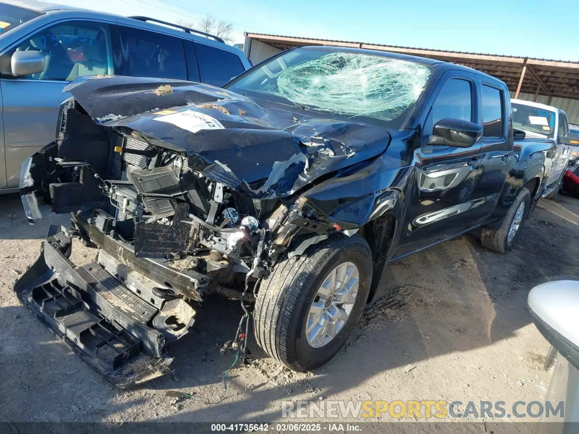 2 fotografías del automóvil dañado 1N6ED1FK1PN625087 NISSAN FRONTIER 2023