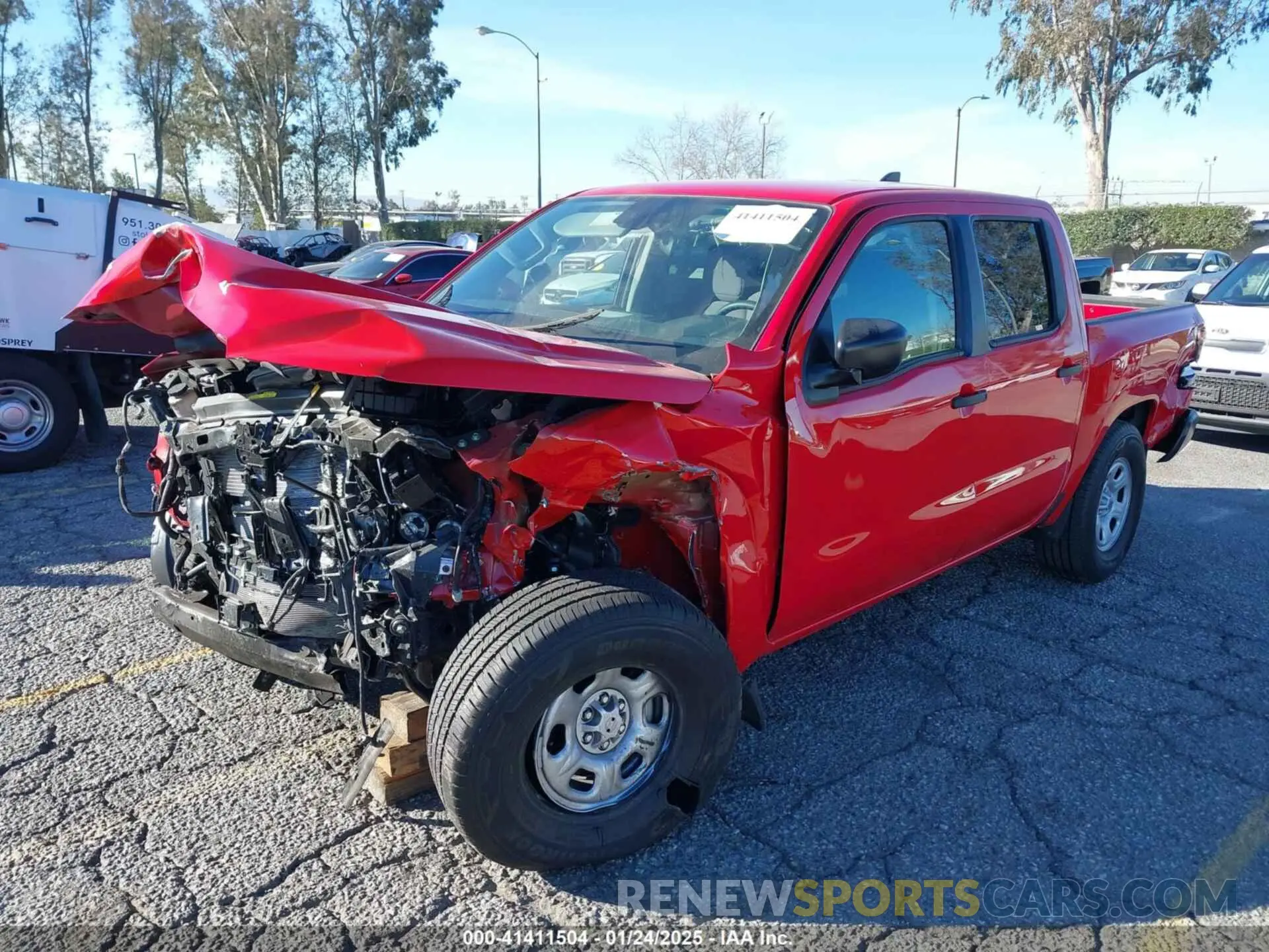 2 fotografías del automóvil dañado 1N6ED1EJ2RN671572 NISSAN FRONTIER 2024