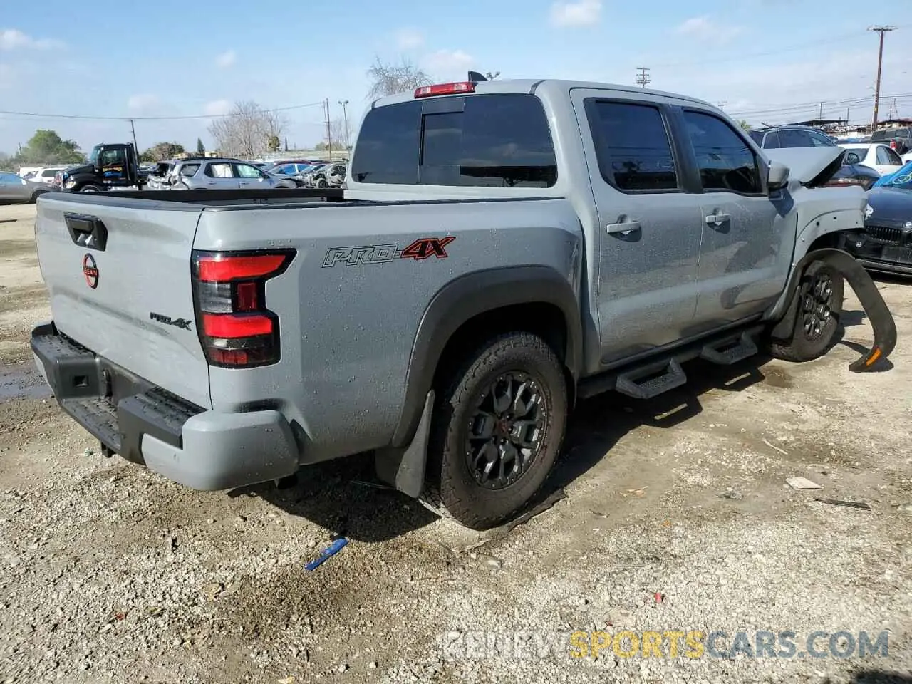 3 fotografías del automóvil dañado 1N6ED1EK0RN647263 NISSAN FRONTIER 2024
