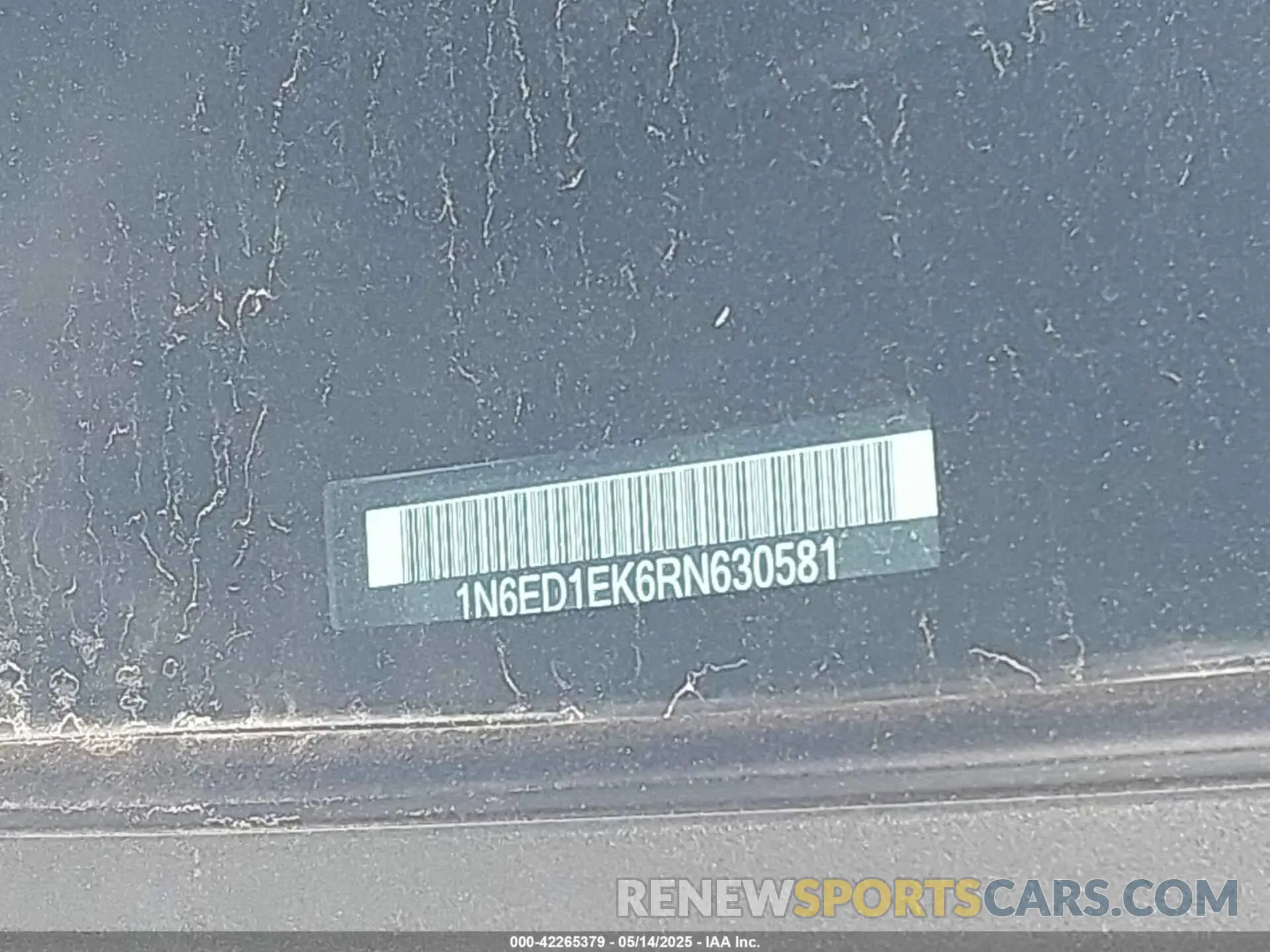 9 fotografías del automóvil dañado 1N6ED1EK6RN630581 NISSAN FRONTIER 2024