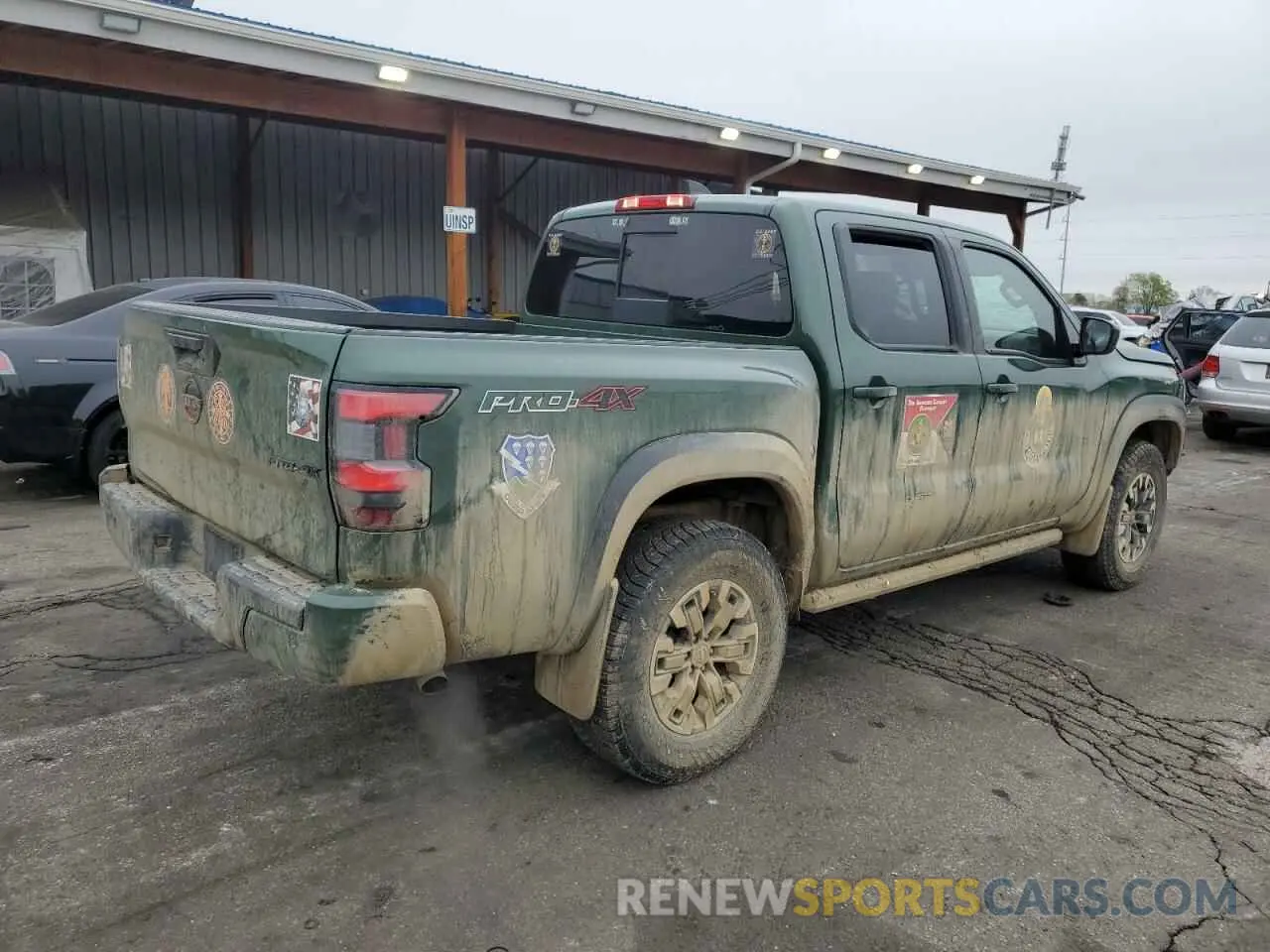 3 fotografías del automóvil dañado 1N6ED1EK9RN623429 NISSAN FRONTIER 2024
