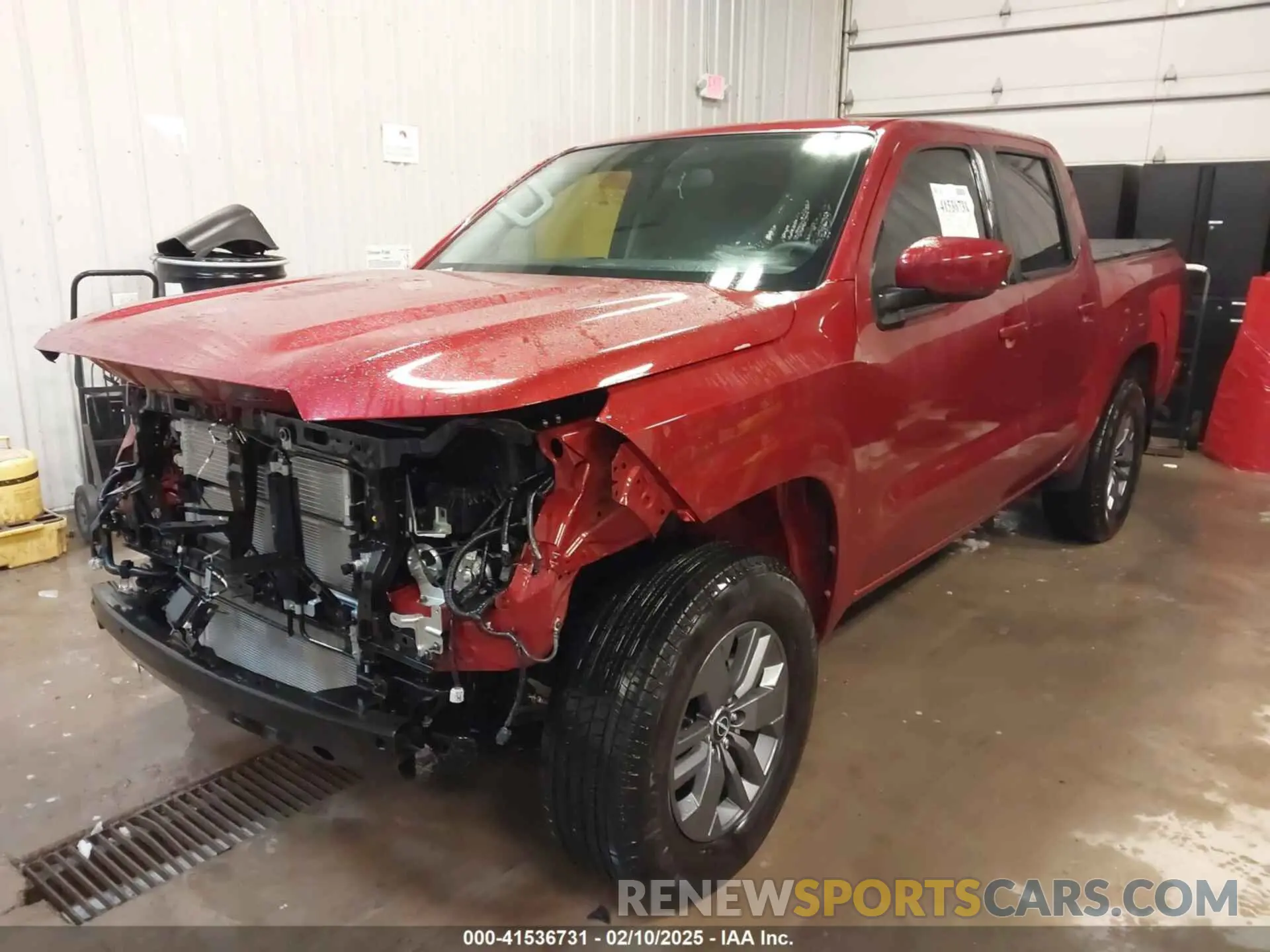 2 fotografías del automóvil dañado 1N6ED1EK2SN608647 NISSAN FRONTIER 2025