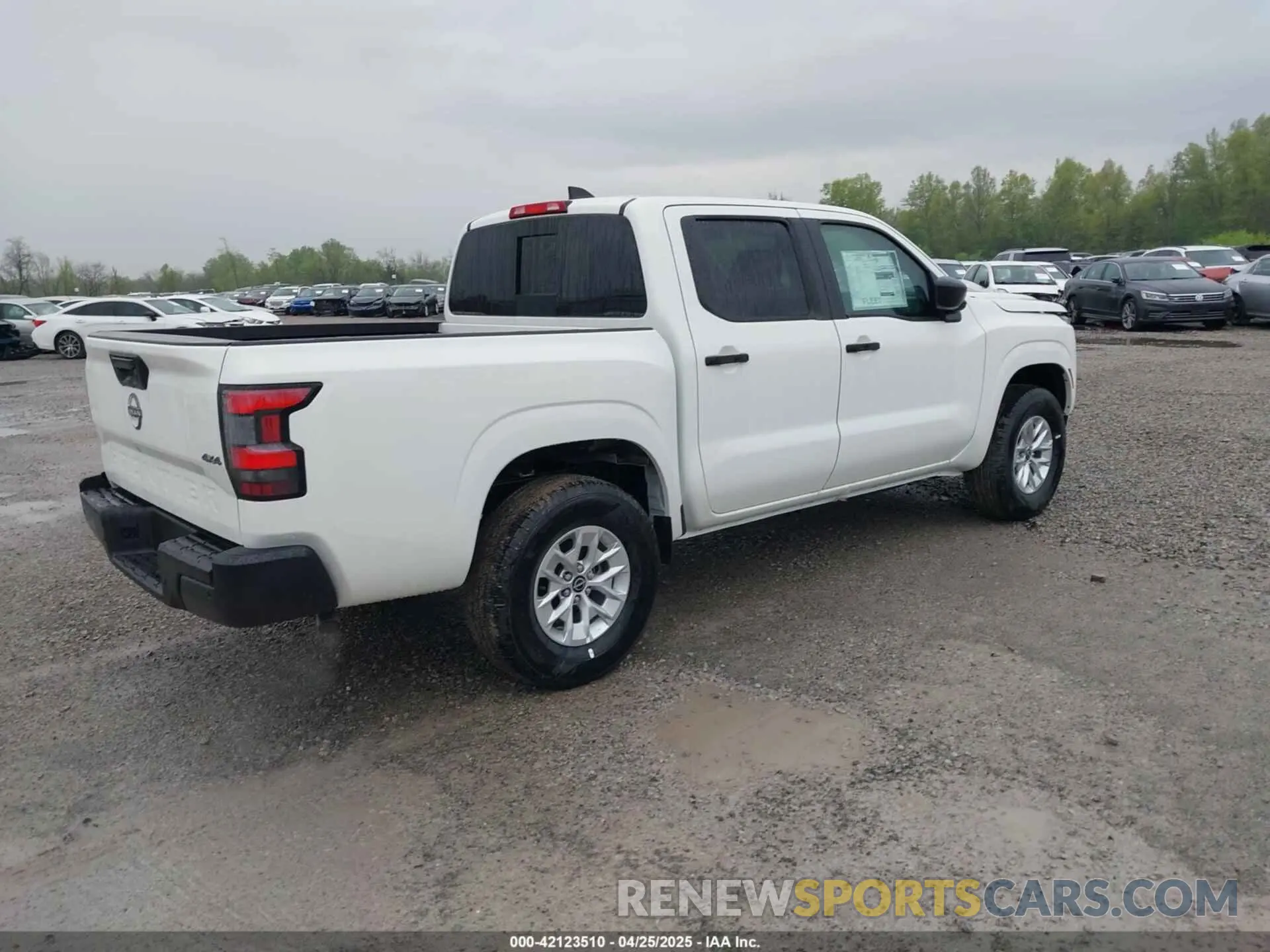 4 fotografías del automóvil dañado 1N6ED1EK4SN631136 NISSAN FRONTIER 2025