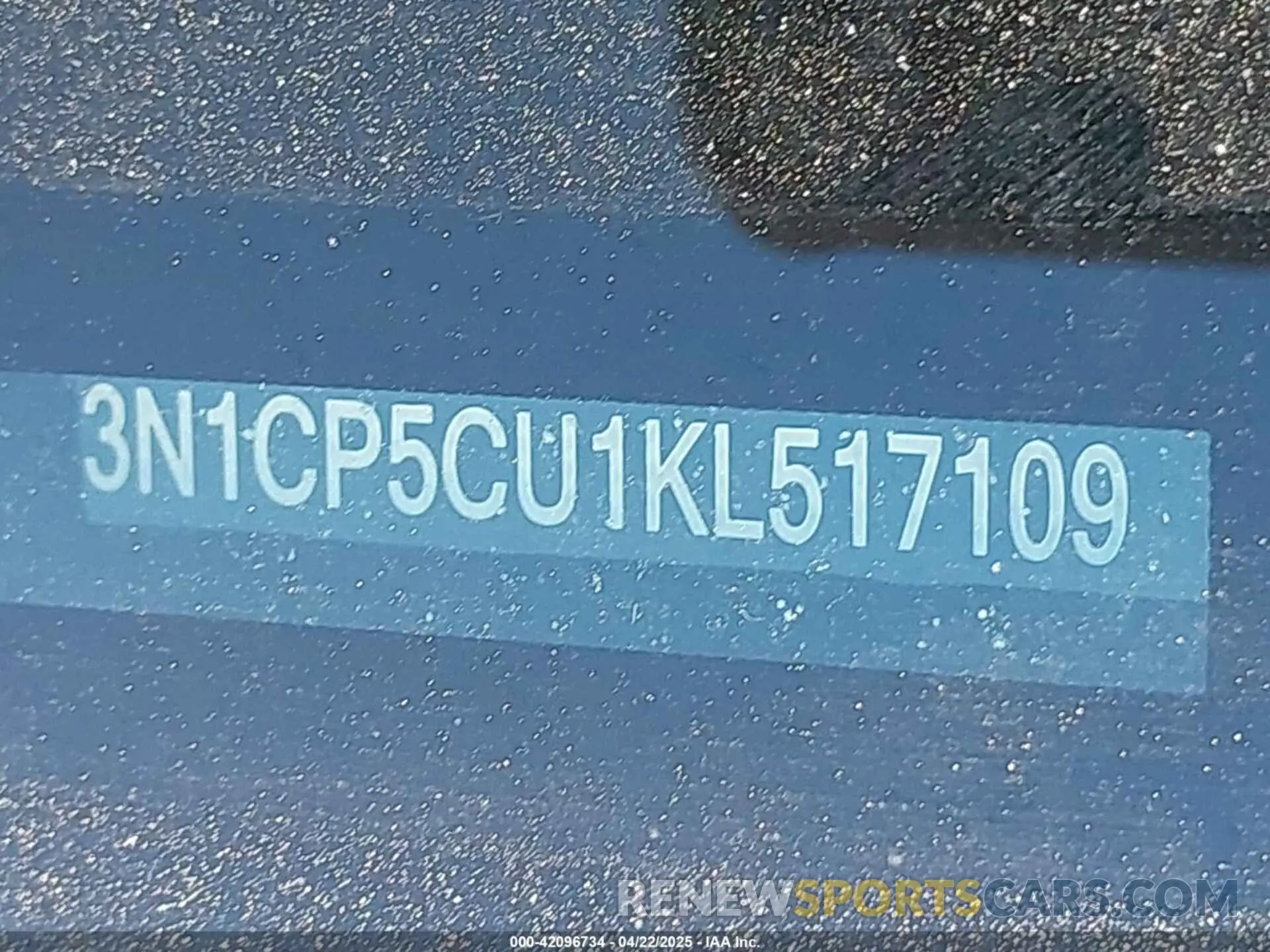 17 fotografías del automóvil dañado 3N1CP5CU1KL517109 NISSAN KICKS 2019