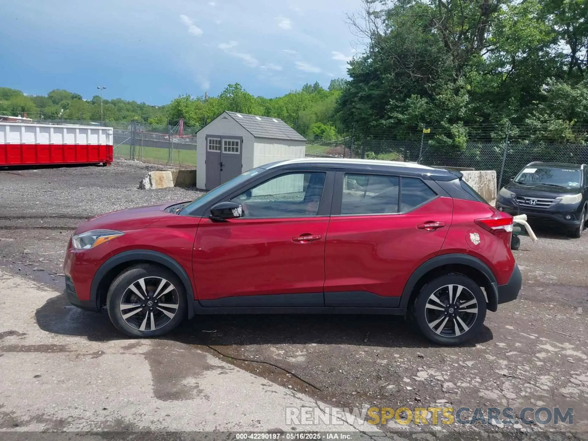 14 fotografías del automóvil dañado 3N1CP5CU3KL497400 NISSAN KICKS 2019