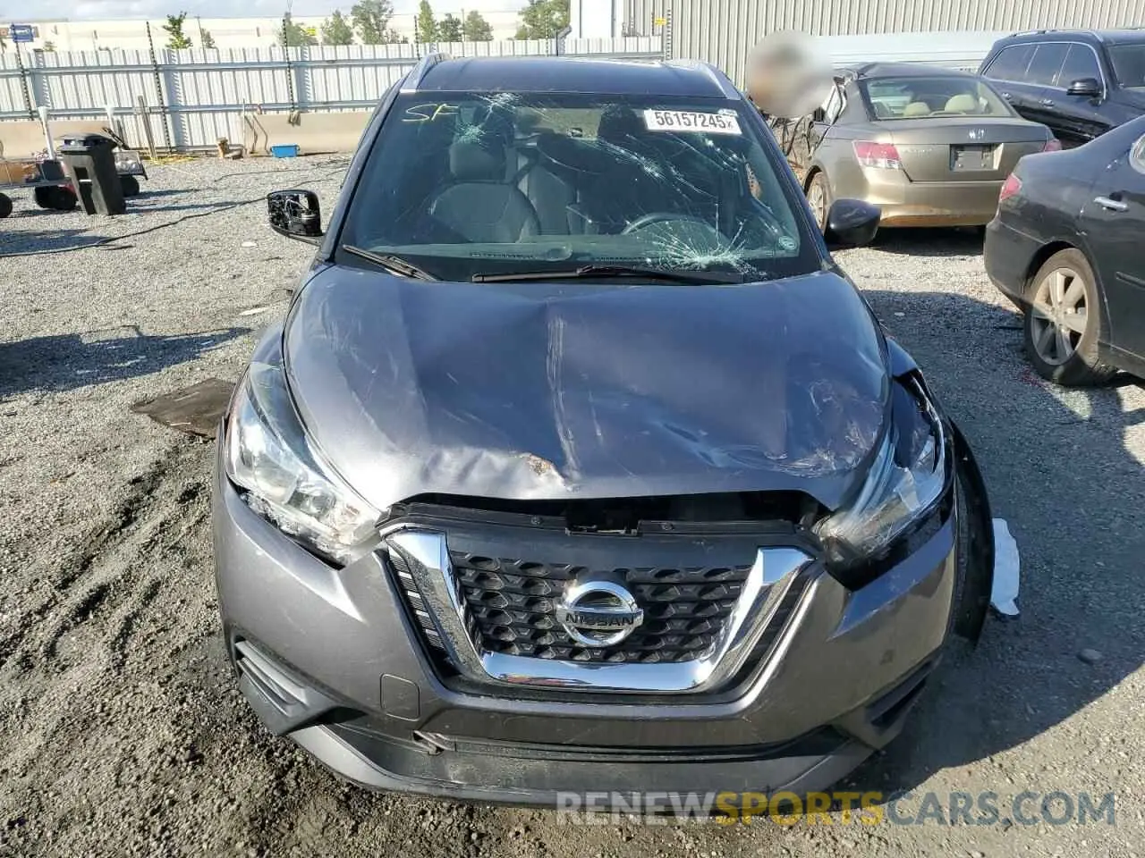 5 fotografías del automóvil dañado 3N1CP5CU3KL504149 NISSAN KICKS 2019