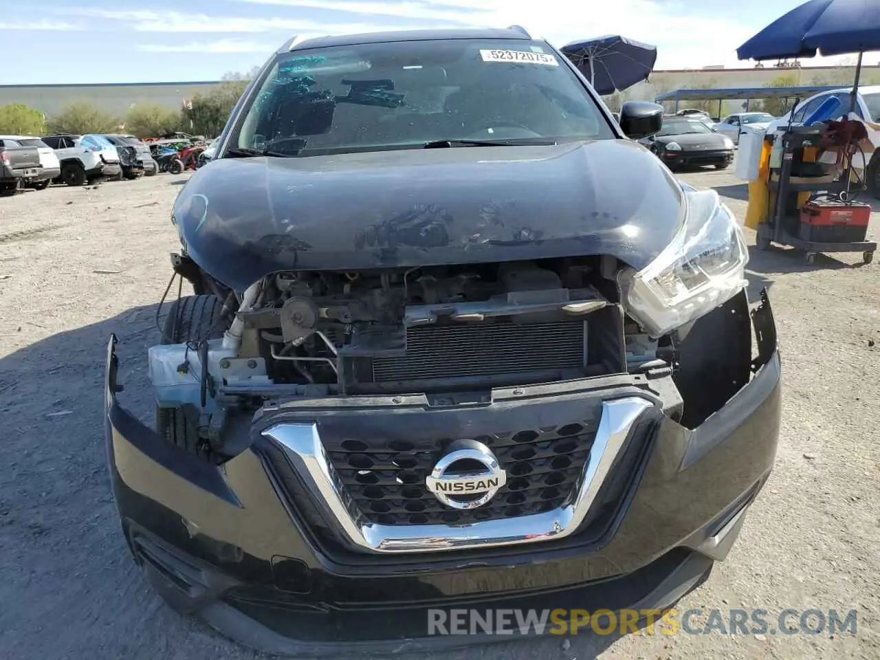 5 fotografías del automóvil dañado 3N1CP5CU3KL539449 NISSAN KICKS 2019