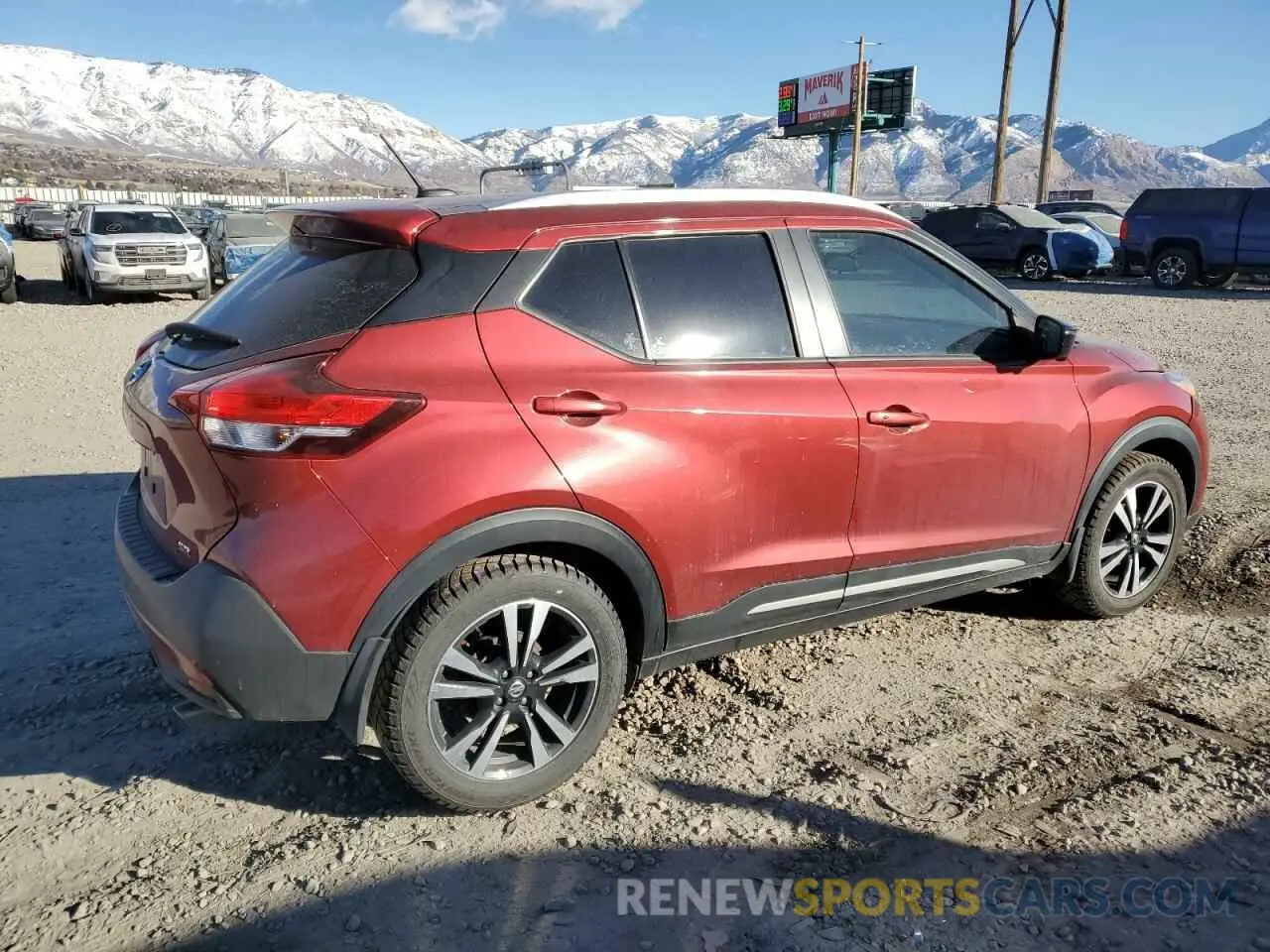 3 fotografías del automóvil dañado 3N1CP5CU3KL545199 NISSAN KICKS 2019