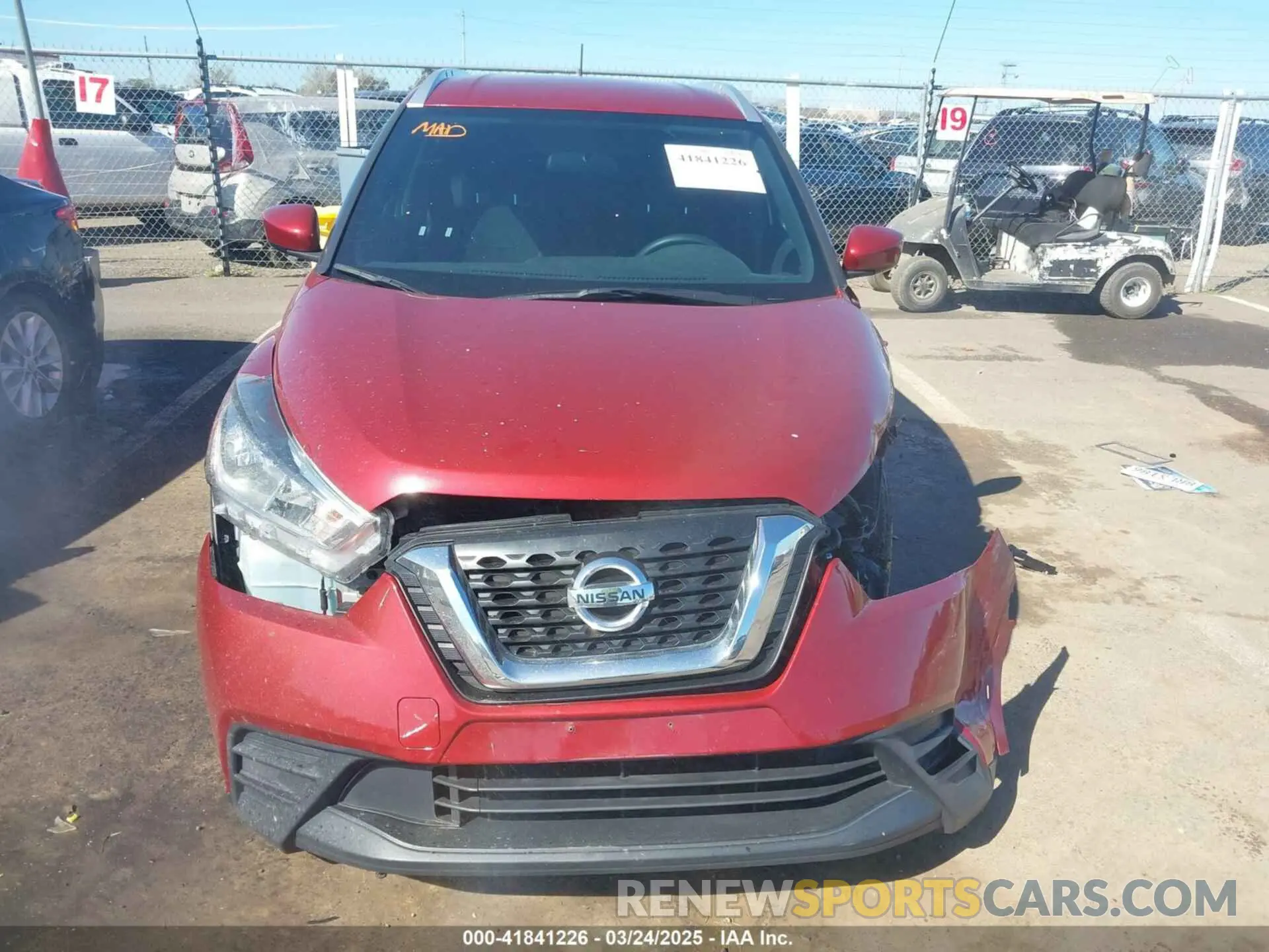 13 fotografías del automóvil dañado 3N1CP5CU4KL511255 NISSAN KICKS 2019