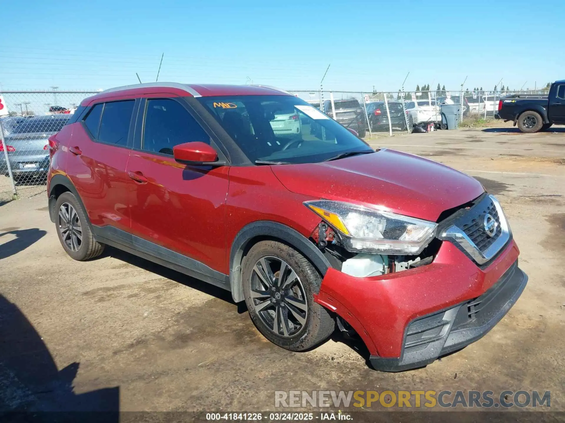 14 fotografías del automóvil dañado 3N1CP5CU4KL511255 NISSAN KICKS 2019