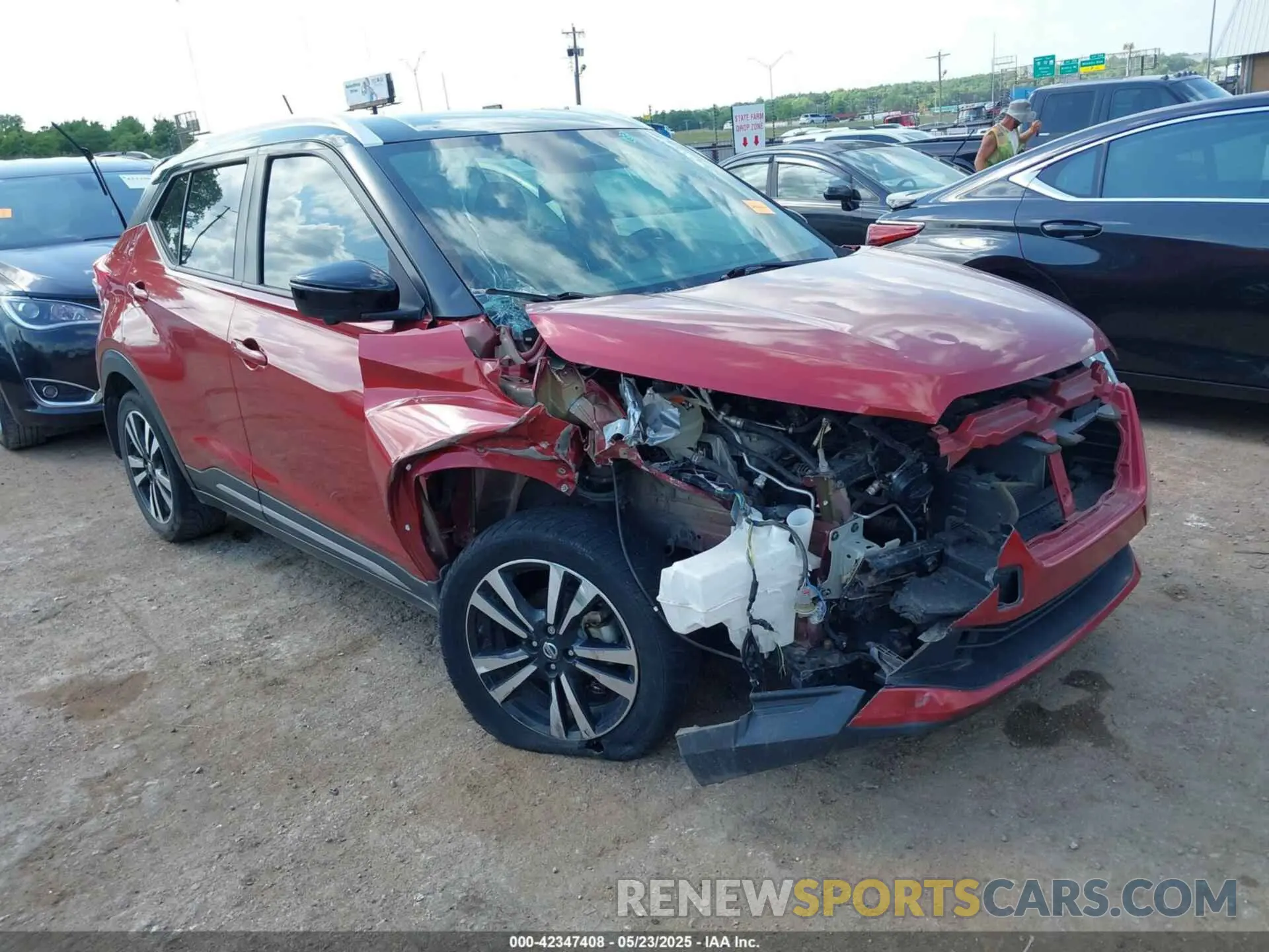1 fotografías del automóvil dañado 3N1CP5CU4KL517640 NISSAN KICKS 2019