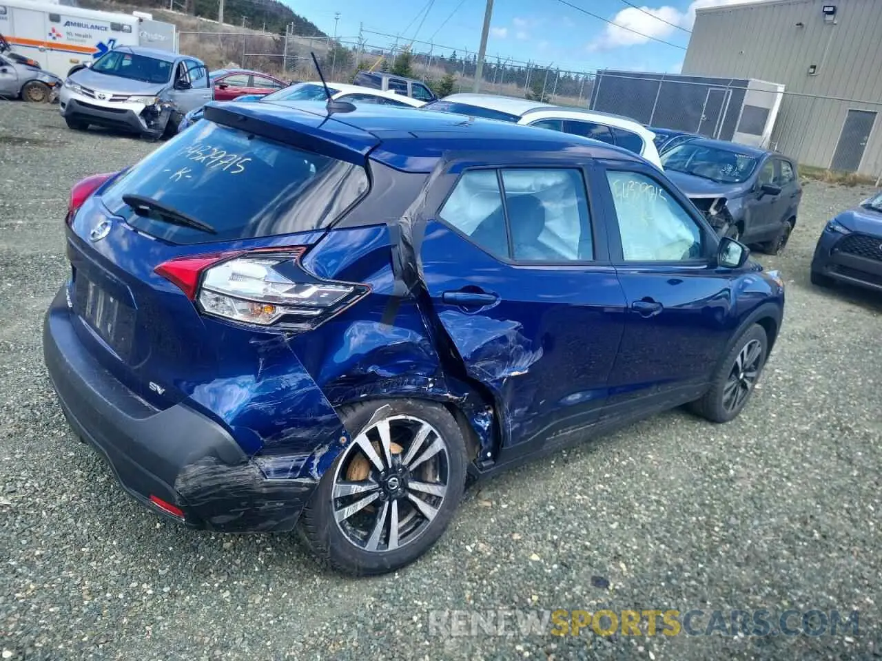 3 fotografías del automóvil dañado 3N1CP5CU5KL523155 NISSAN KICKS 2019