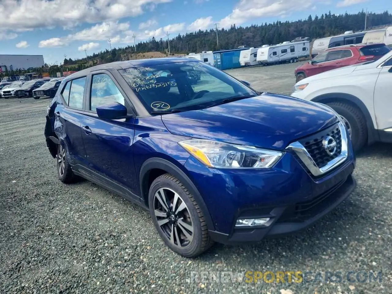 4 fotografías del automóvil dañado 3N1CP5CU5KL523155 NISSAN KICKS 2019