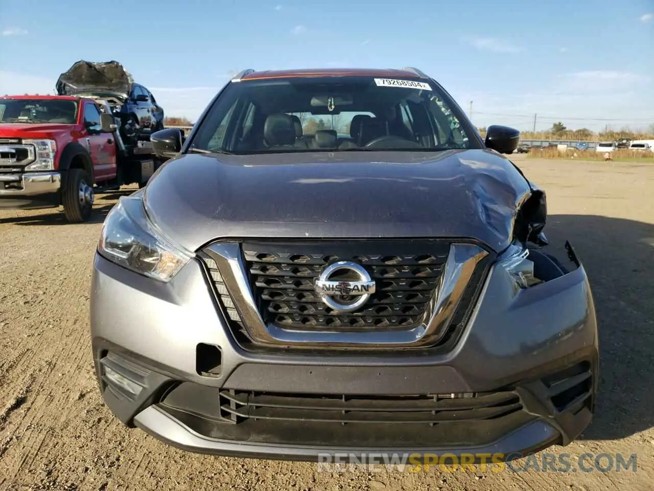 5 fotografías del automóvil dañado 3N1CP5CU7KL493060 NISSAN KICKS 2019