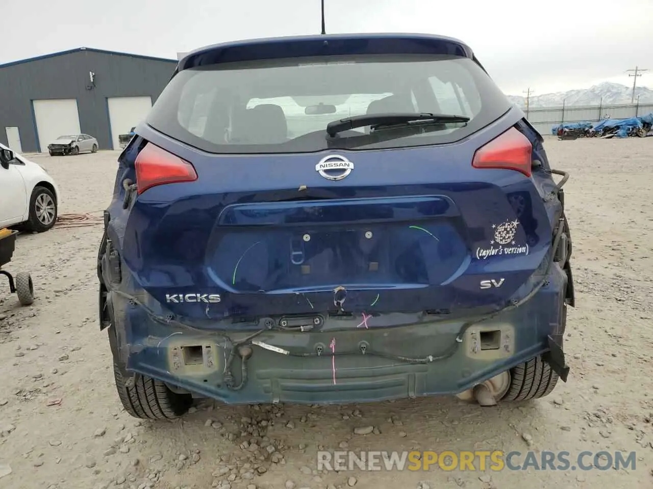 6 fotografías del automóvil dañado 3N1CP5CU7KL506616 NISSAN KICKS 2019