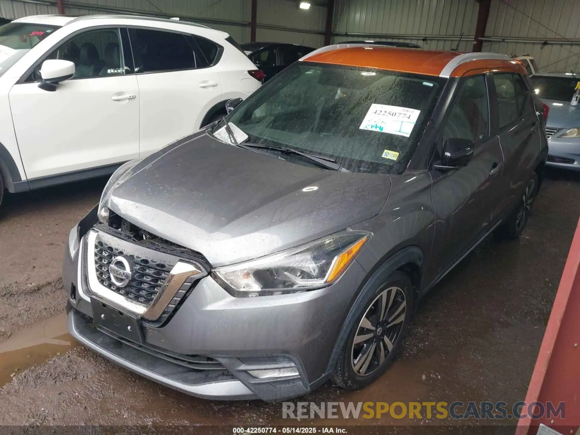 2 fotografías del automóvil dañado 3N1CP5CU7KL548543 NISSAN KICKS 2019