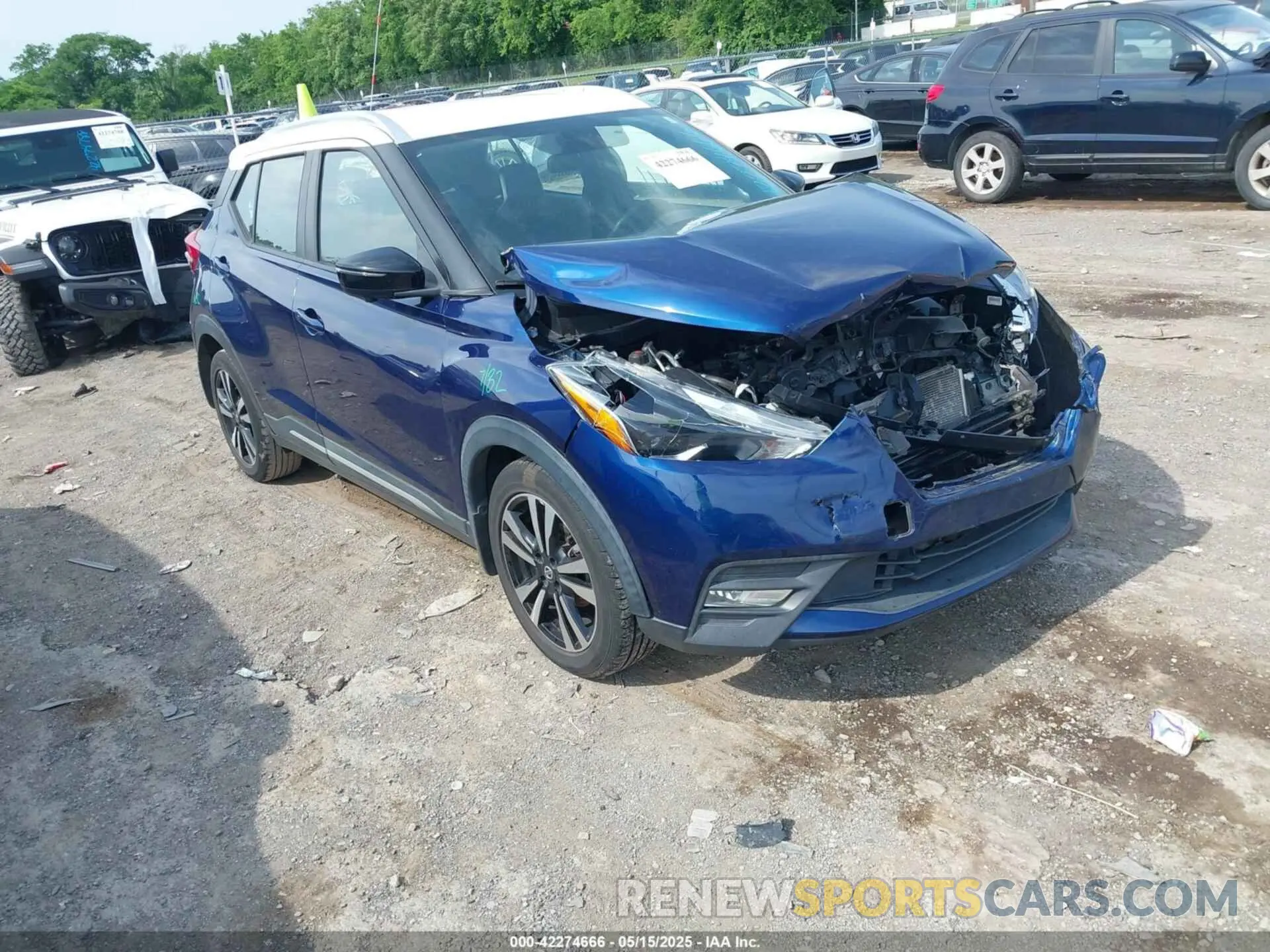 1 fotografías del automóvil dañado 3N1CP5CU7KL567786 NISSAN KICKS 2019