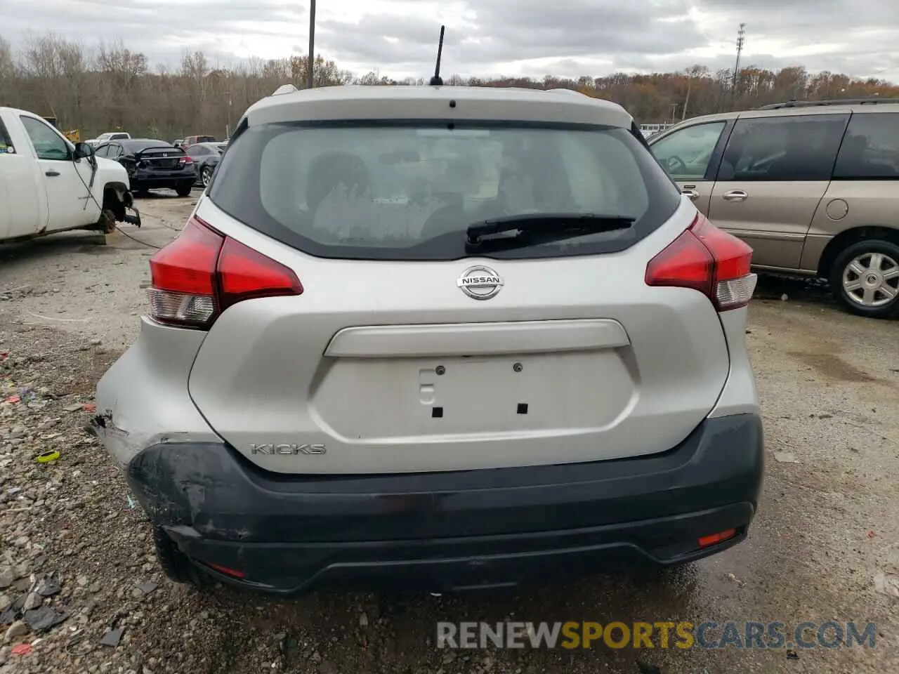 6 fotografías del automóvil dañado 3N1CP5CU8KL471004 NISSAN KICKS 2019