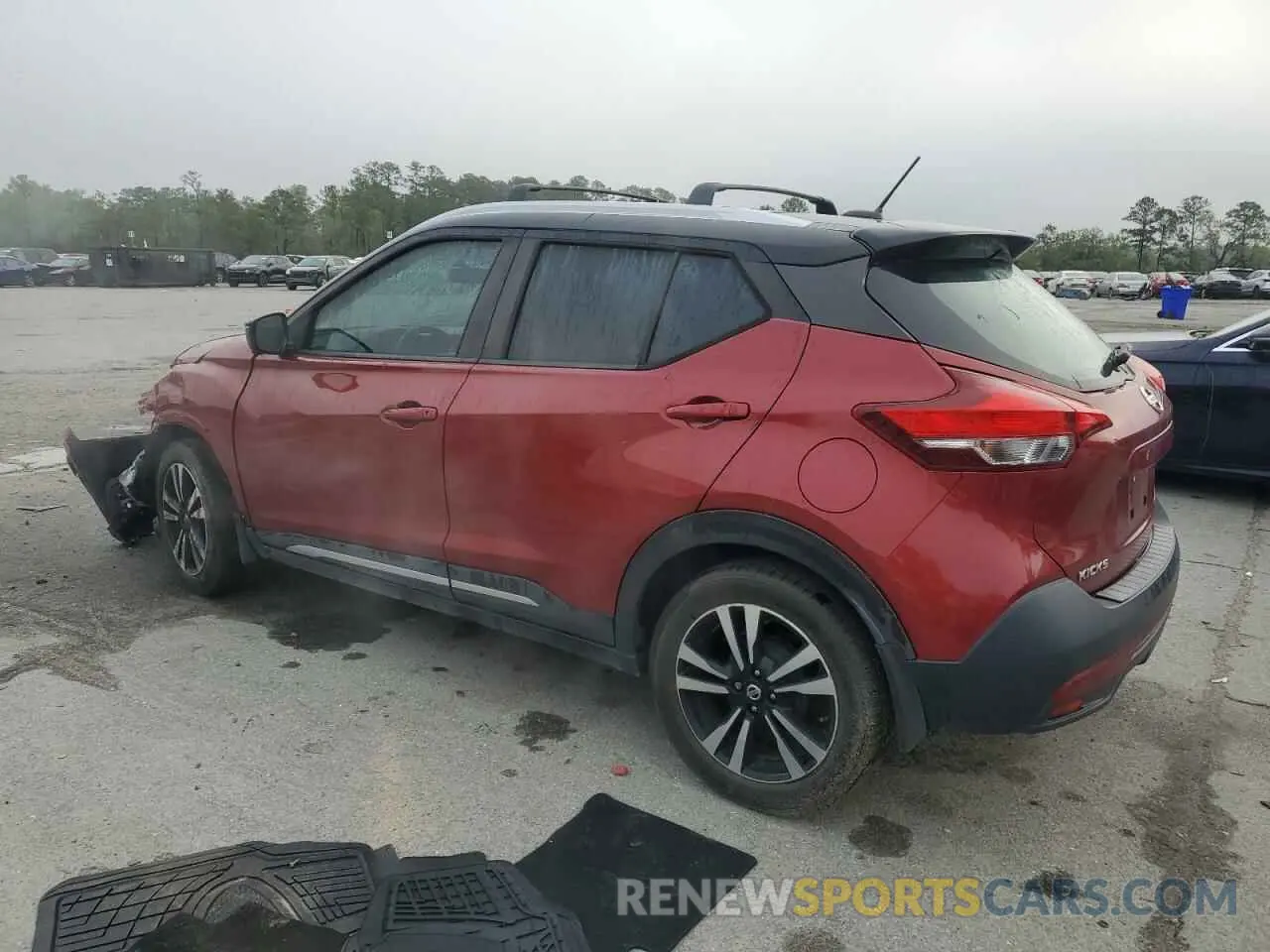 2 fotografías del automóvil dañado 3N1CP5CU8KL482701 NISSAN KICKS 2019