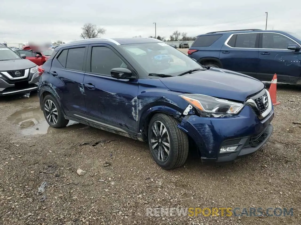 4 fotografías del automóvil dañado 3N1CP5CU8KL532707 NISSAN KICKS 2019