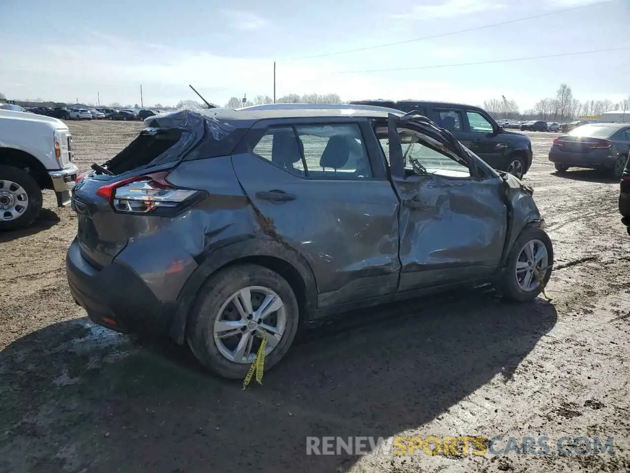 3 fotografías del automóvil dañado 3N1CP5CU8KL557901 NISSAN KICKS 2019