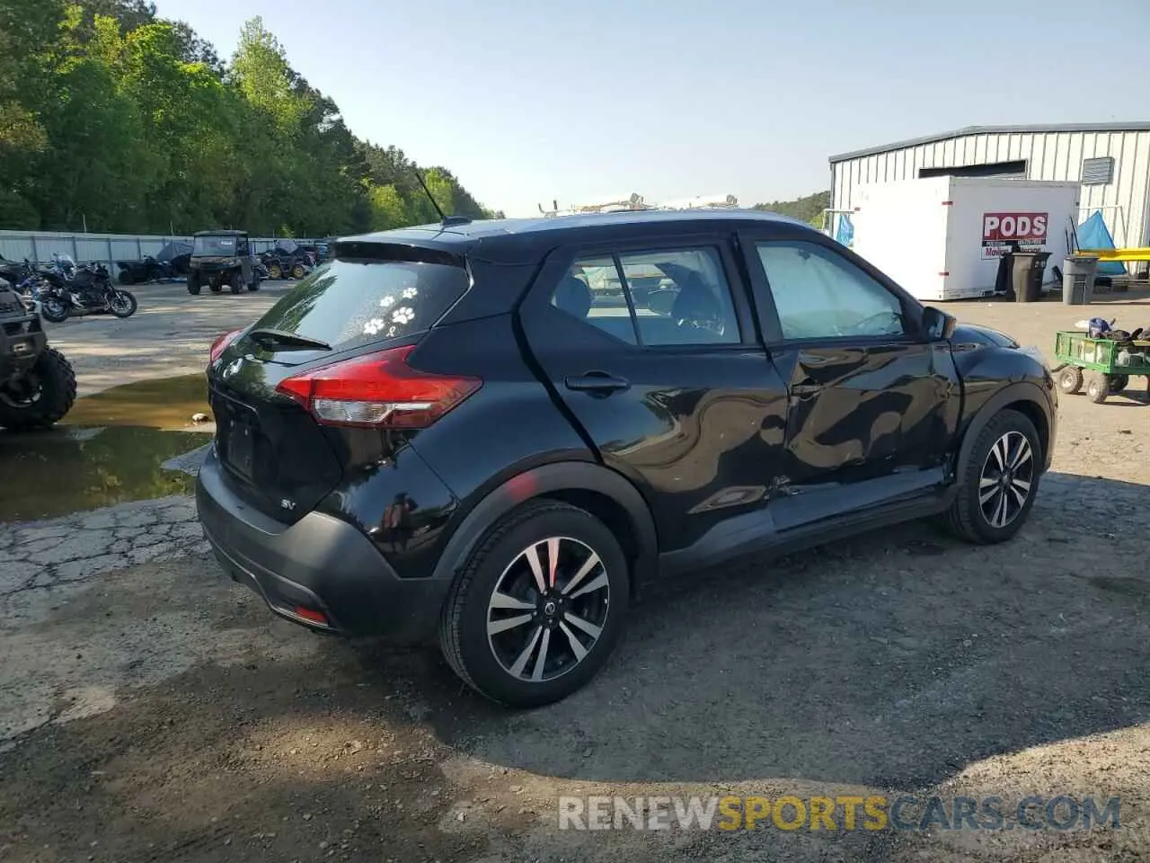 3 fotografías del automóvil dañado 3N1CP5CU9KL527211 NISSAN KICKS 2019