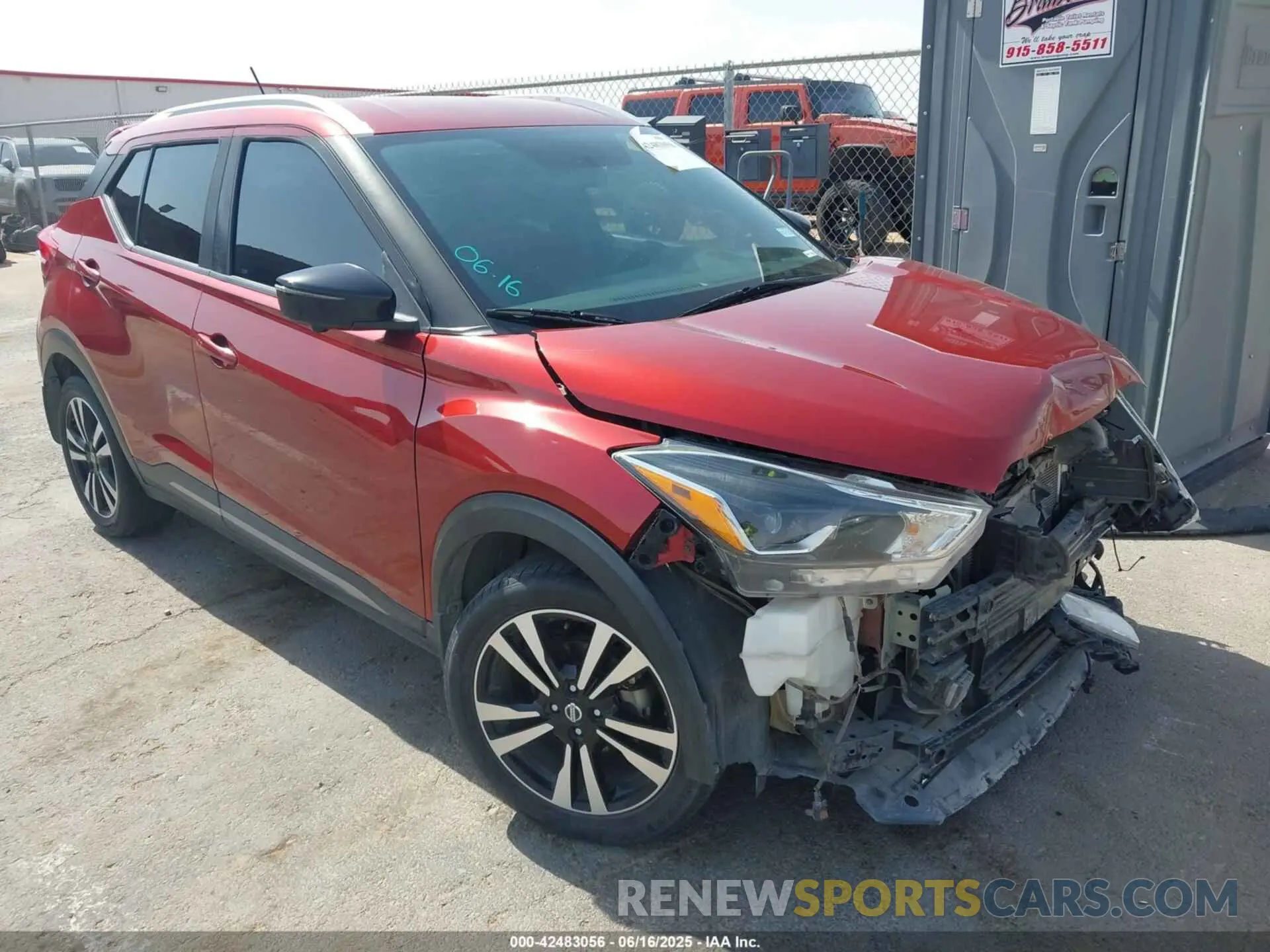 1 fotografías del automóvil dañado 3N1CP5CU9KL558507 NISSAN KICKS 2019