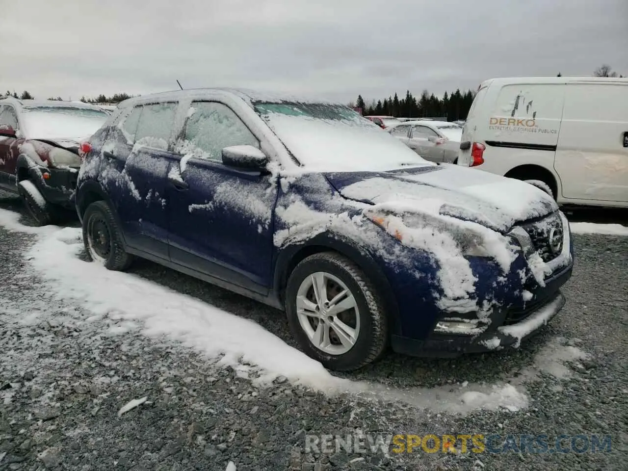 4 fotografías del automóvil dañado 3N1CP5CU9KL567269 NISSAN KICKS 2019