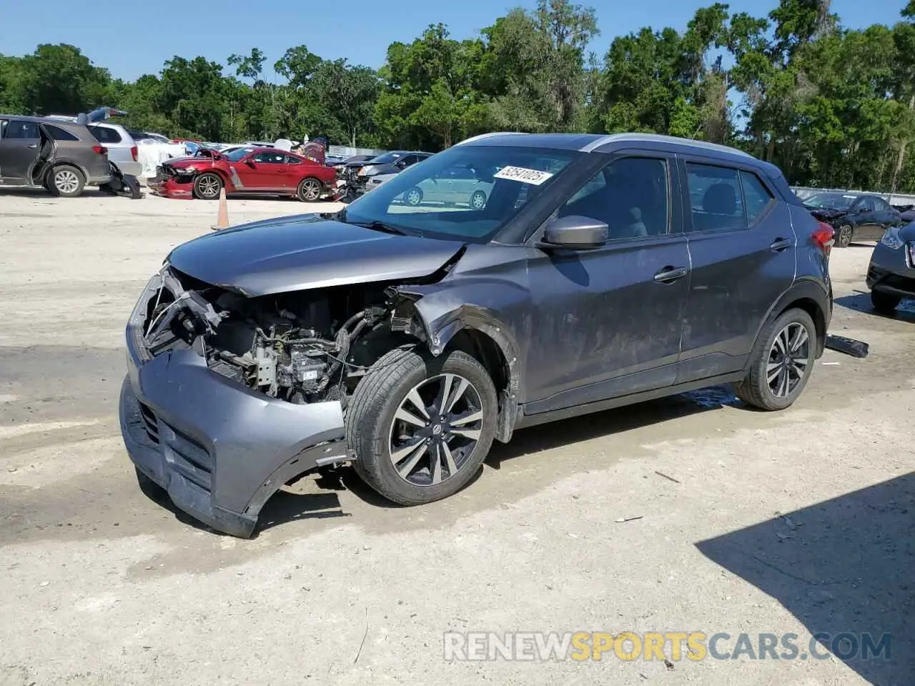 1 fotografías del automóvil dañado 3N1CP5CUXKL492288 NISSAN KICKS 2019