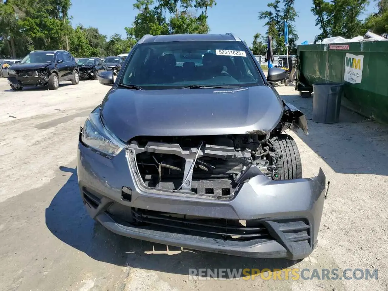 5 fotografías del automóvil dañado 3N1CP5CUXKL492288 NISSAN KICKS 2019