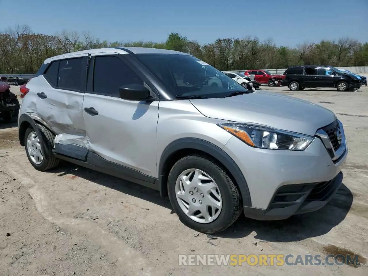 4 fotografías del automóvil dañado 3N1CP5BV1LL500029 NISSAN KICKS 2020
