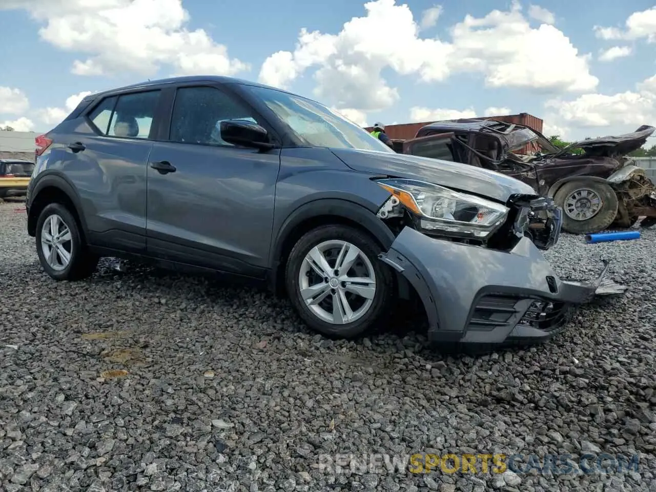 4 fotografías del automóvil dañado 3N1CP5BV3LL557607 NISSAN KICKS 2020