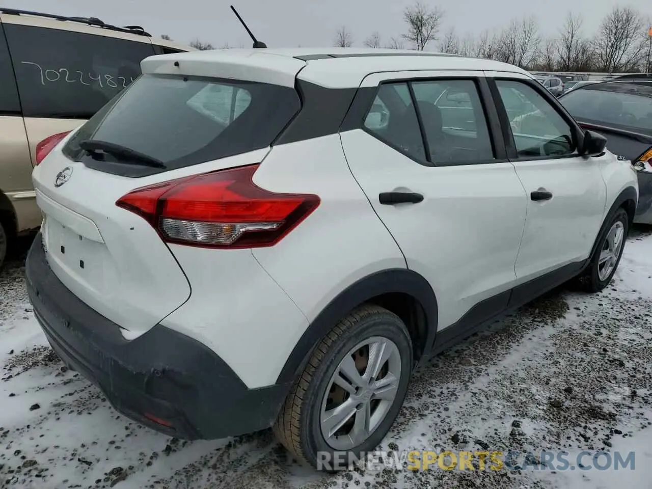 3 fotografías del automóvil dañado 3N1CP5BV4LL517780 NISSAN KICKS 2020