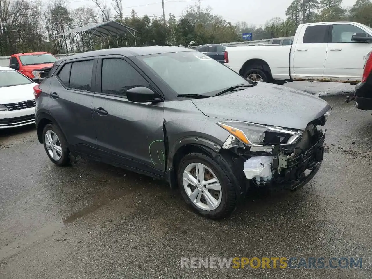 4 fotografías del automóvil dañado 3N1CP5BV7LL549350 NISSAN KICKS 2020