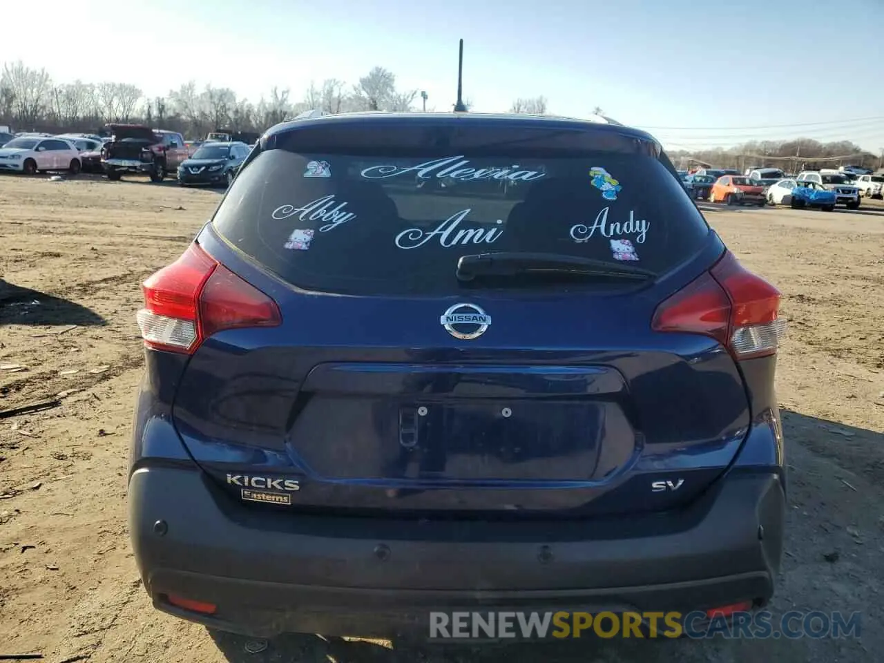 6 fotografías del automóvil dañado 3N1CP5CV0LL526393 NISSAN KICKS 2020